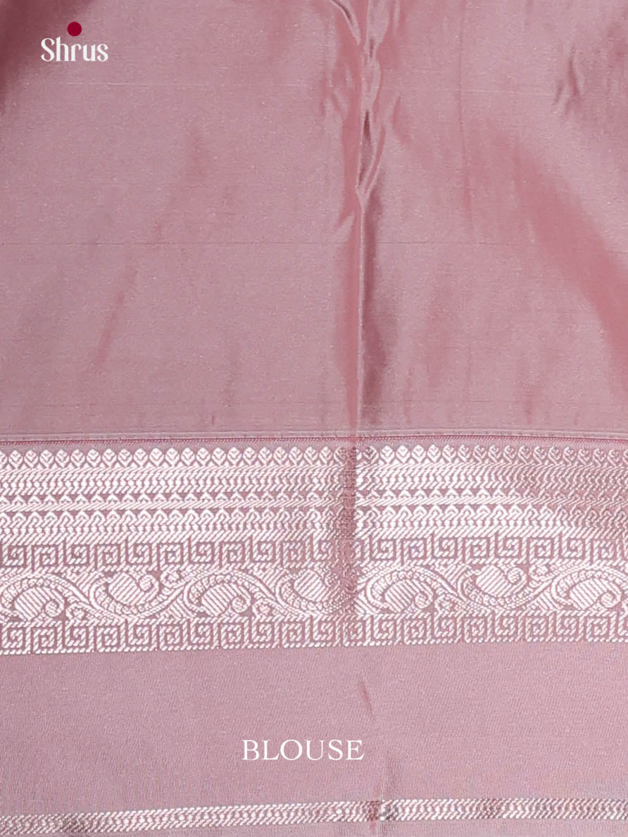 Green & Lavender - Semi Kanchipuram Saree