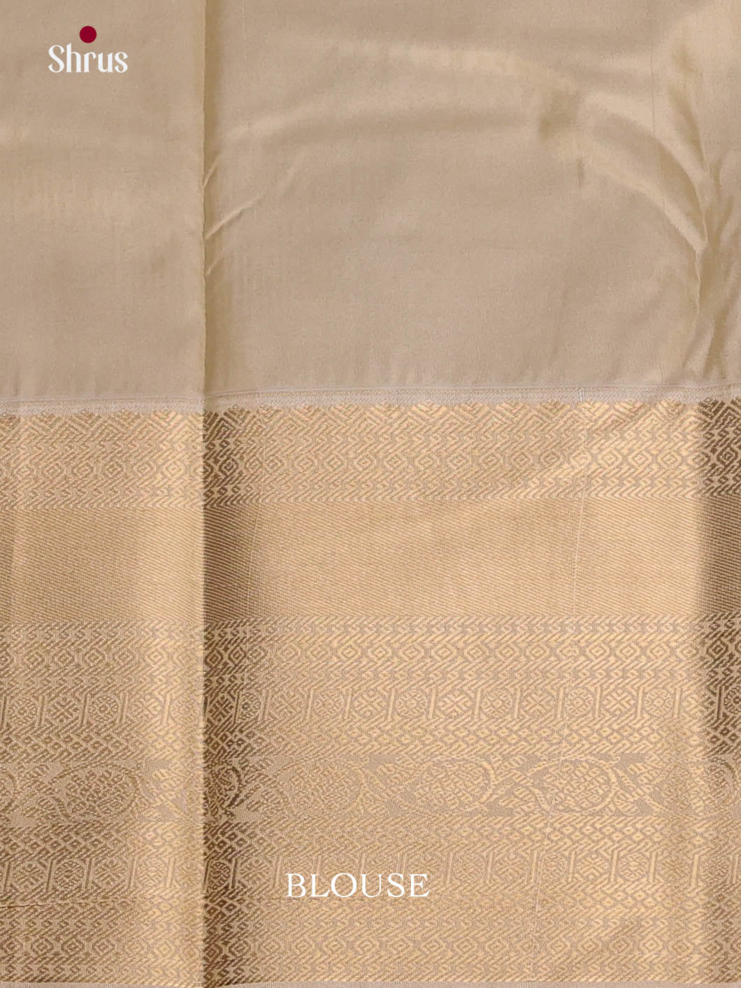 Green & Cream- Semi Kanchipuram Saree