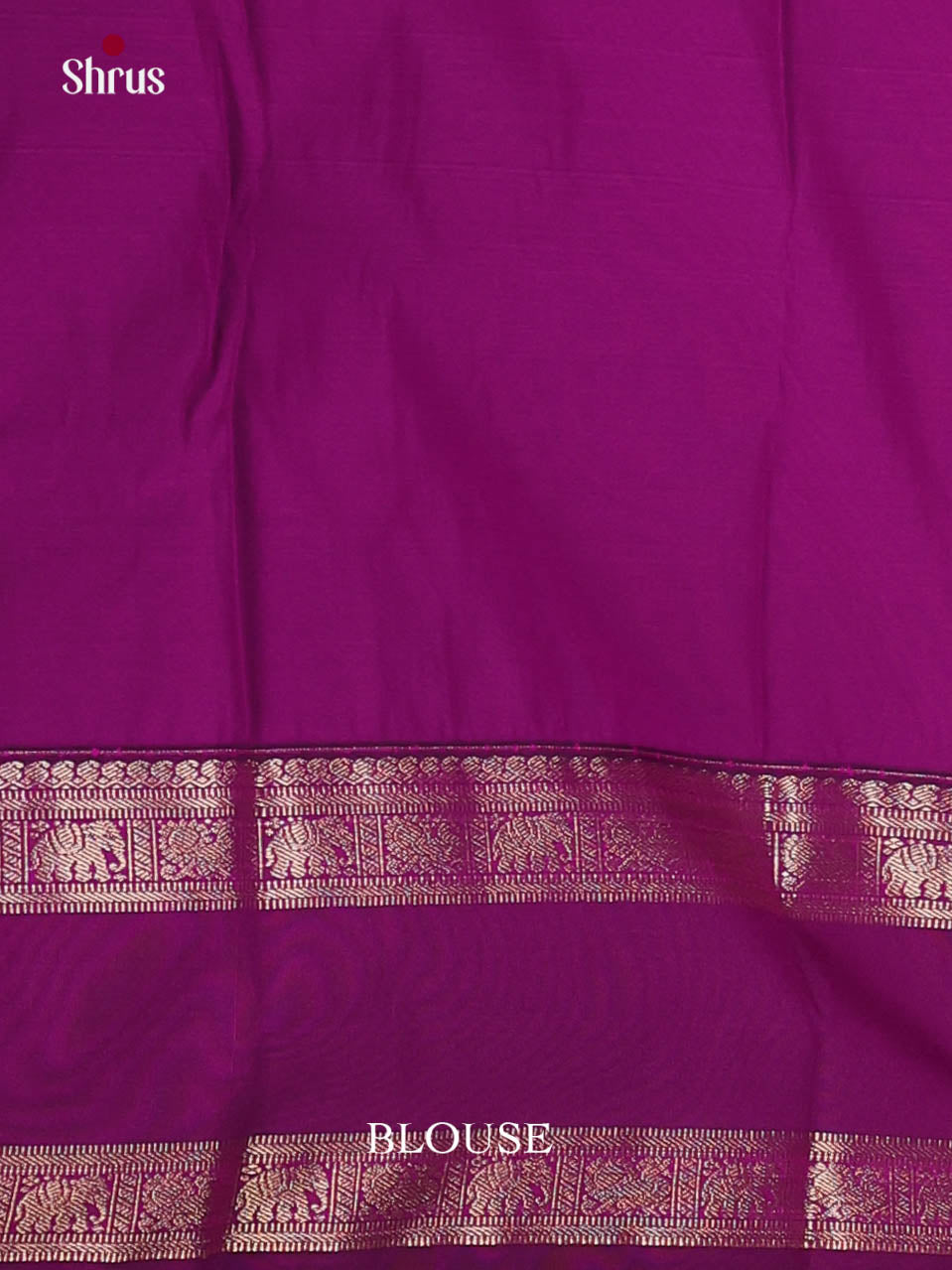 Blue & Purple - Semi Kanchipuram Saree