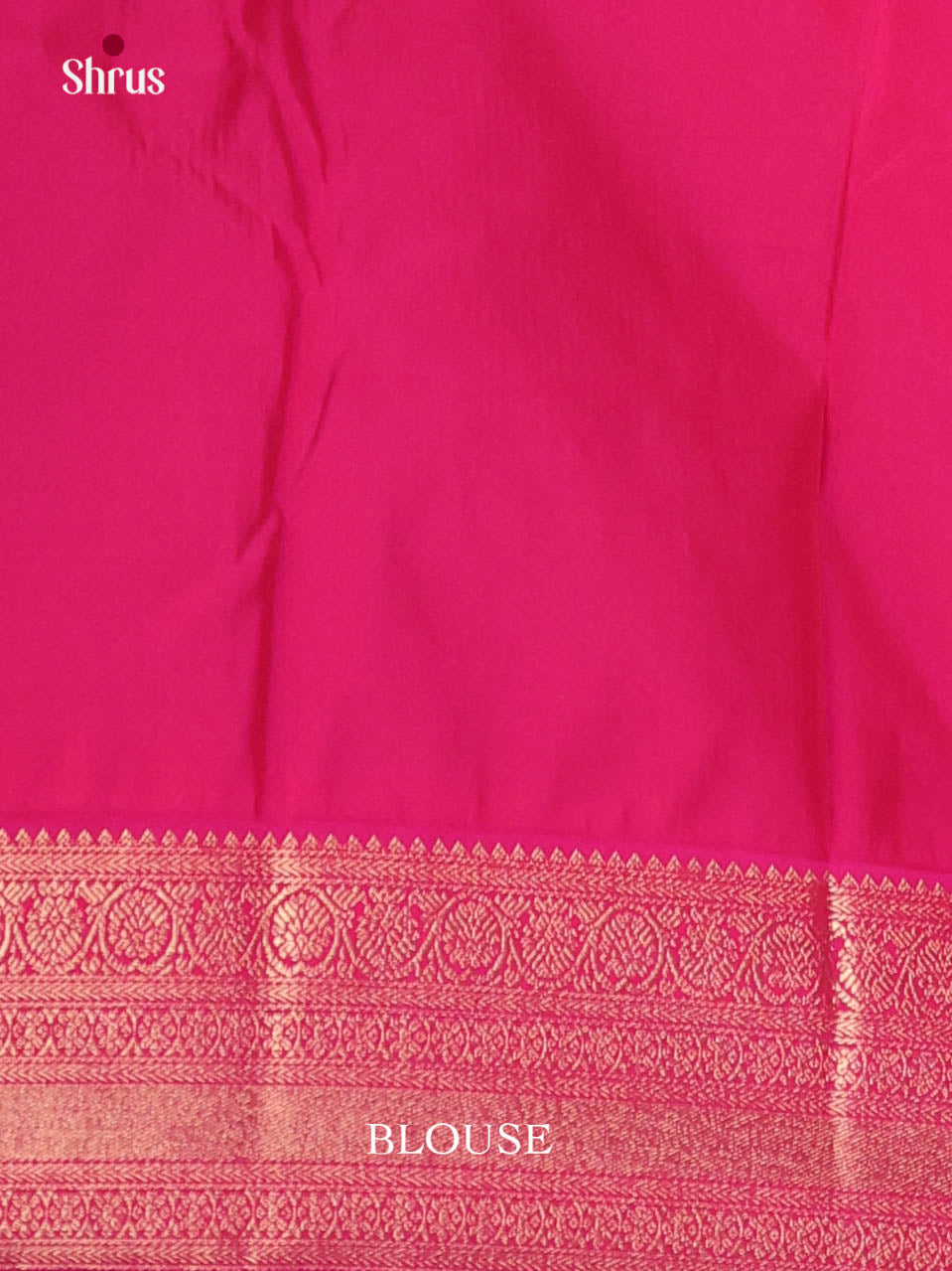 Blue & Pink - Semi Kanchipuram Saree