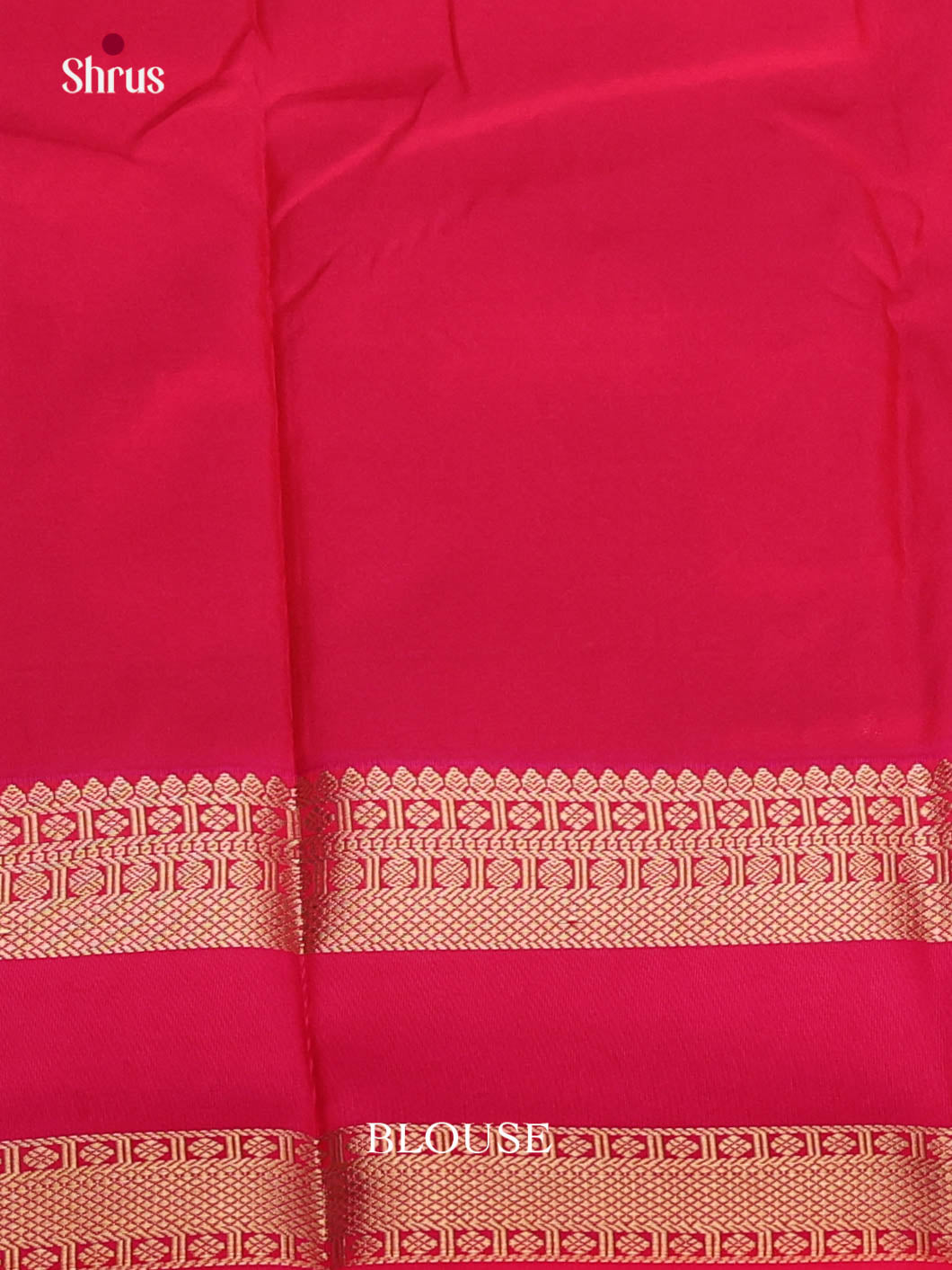 Dark Green & Orangish Pink - Semi Kanchipuram Saree