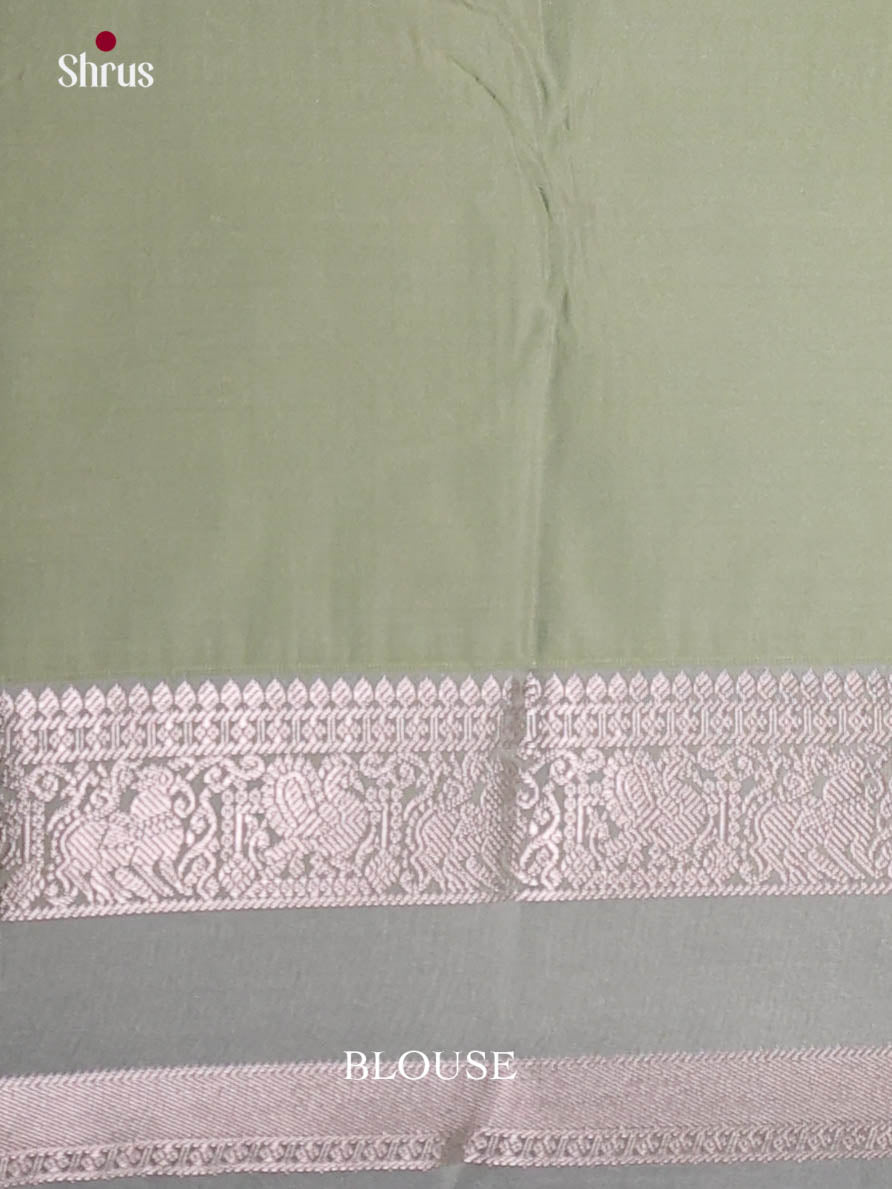 DKS03275 - Semi Kanchipuram Saree - Shop on Shrus.com