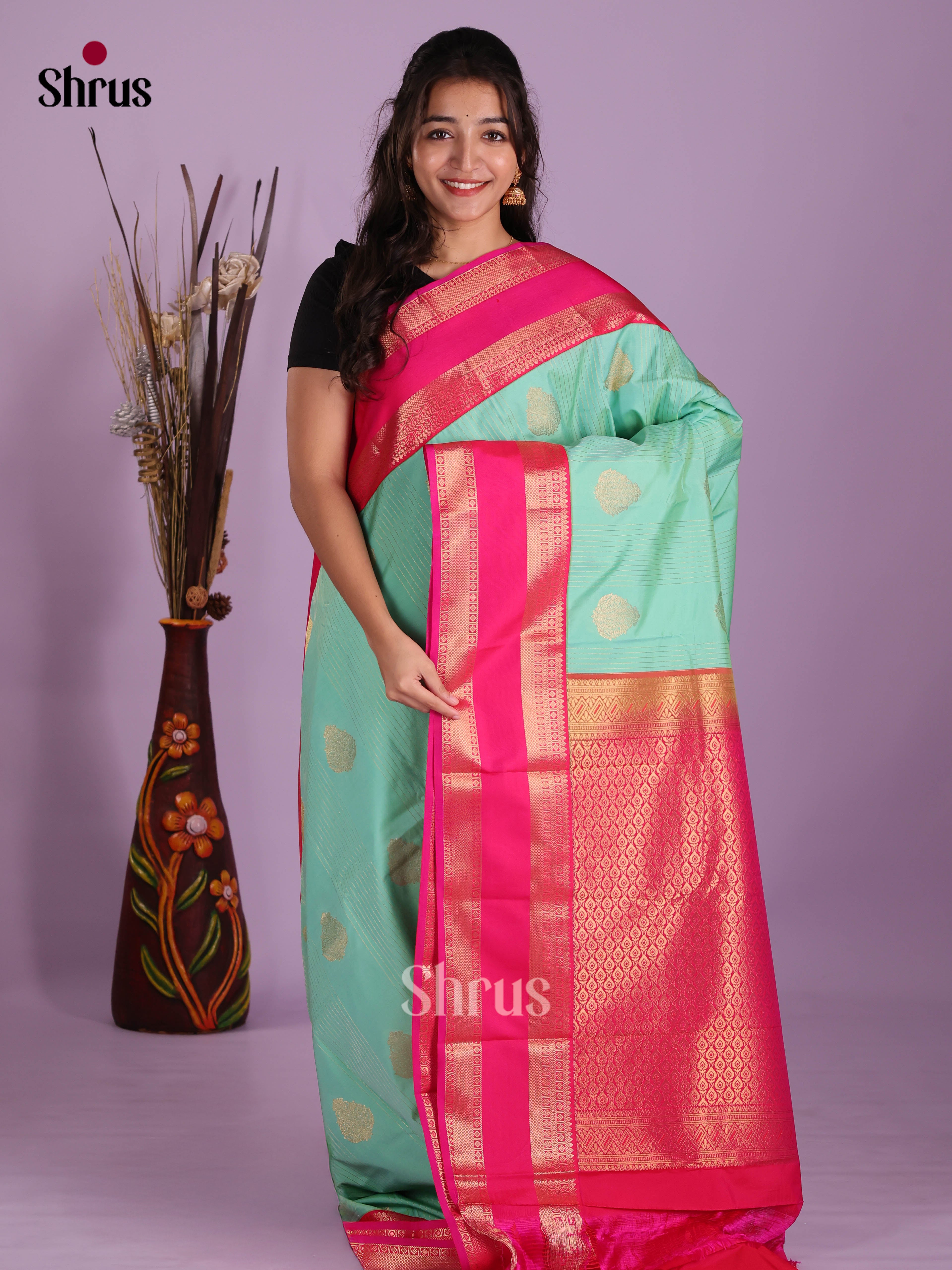 DKS03308 - Semi Kanchipuram Saree