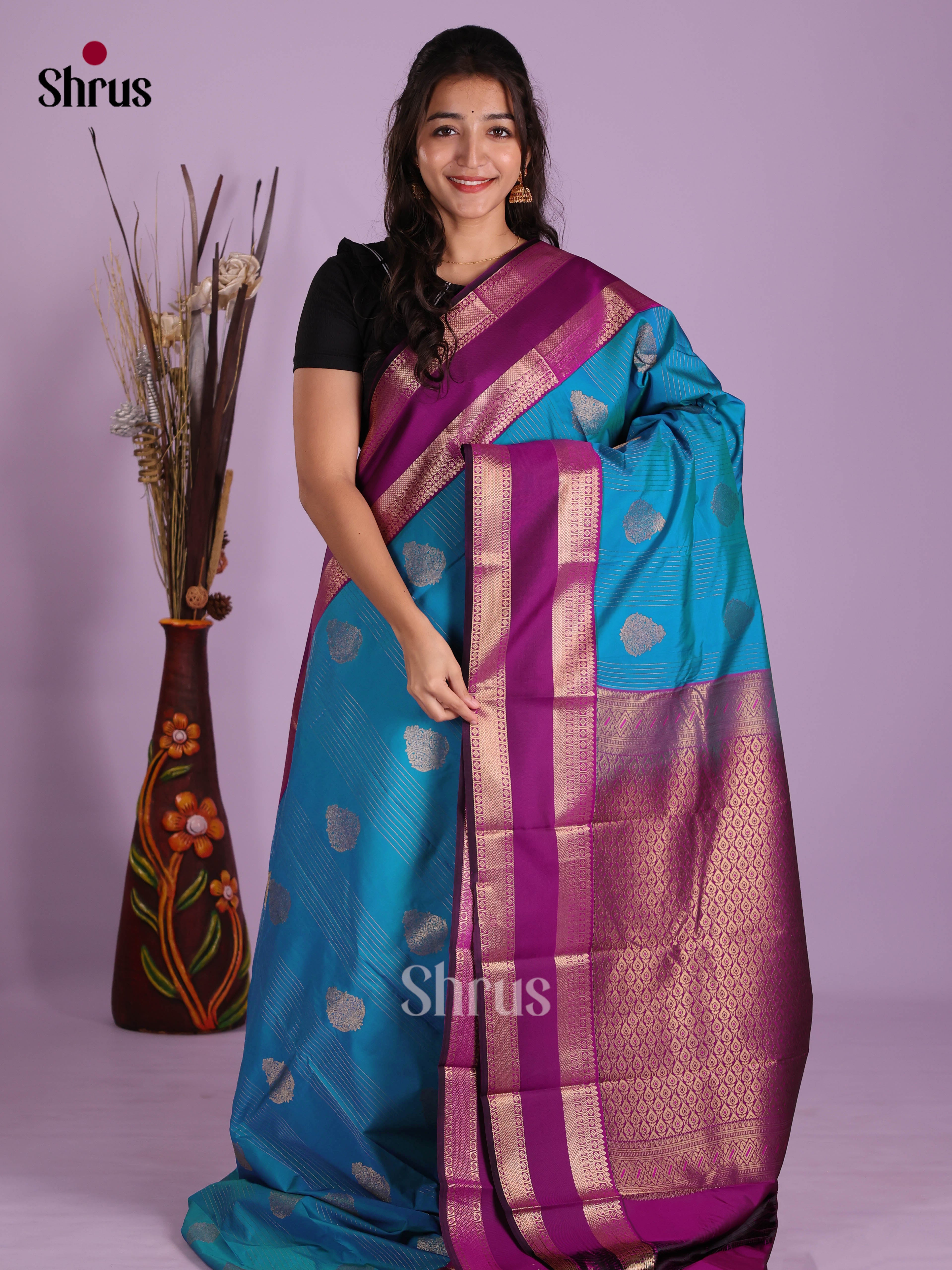 DKS03310 - Semi Kanchipuram Saree