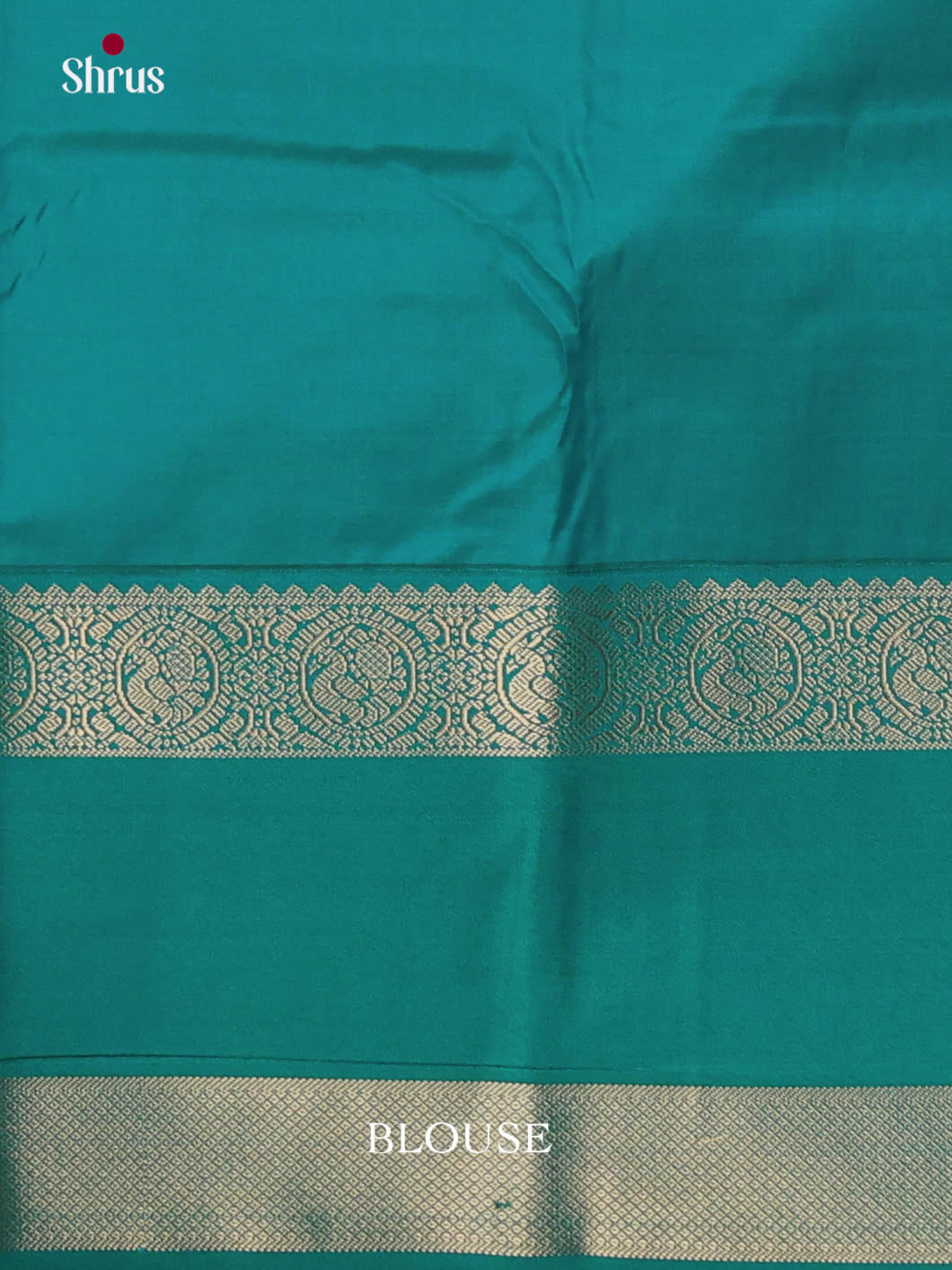 Grey & Green - Semi Kanchipuram Saree - Shop on Shrus.com