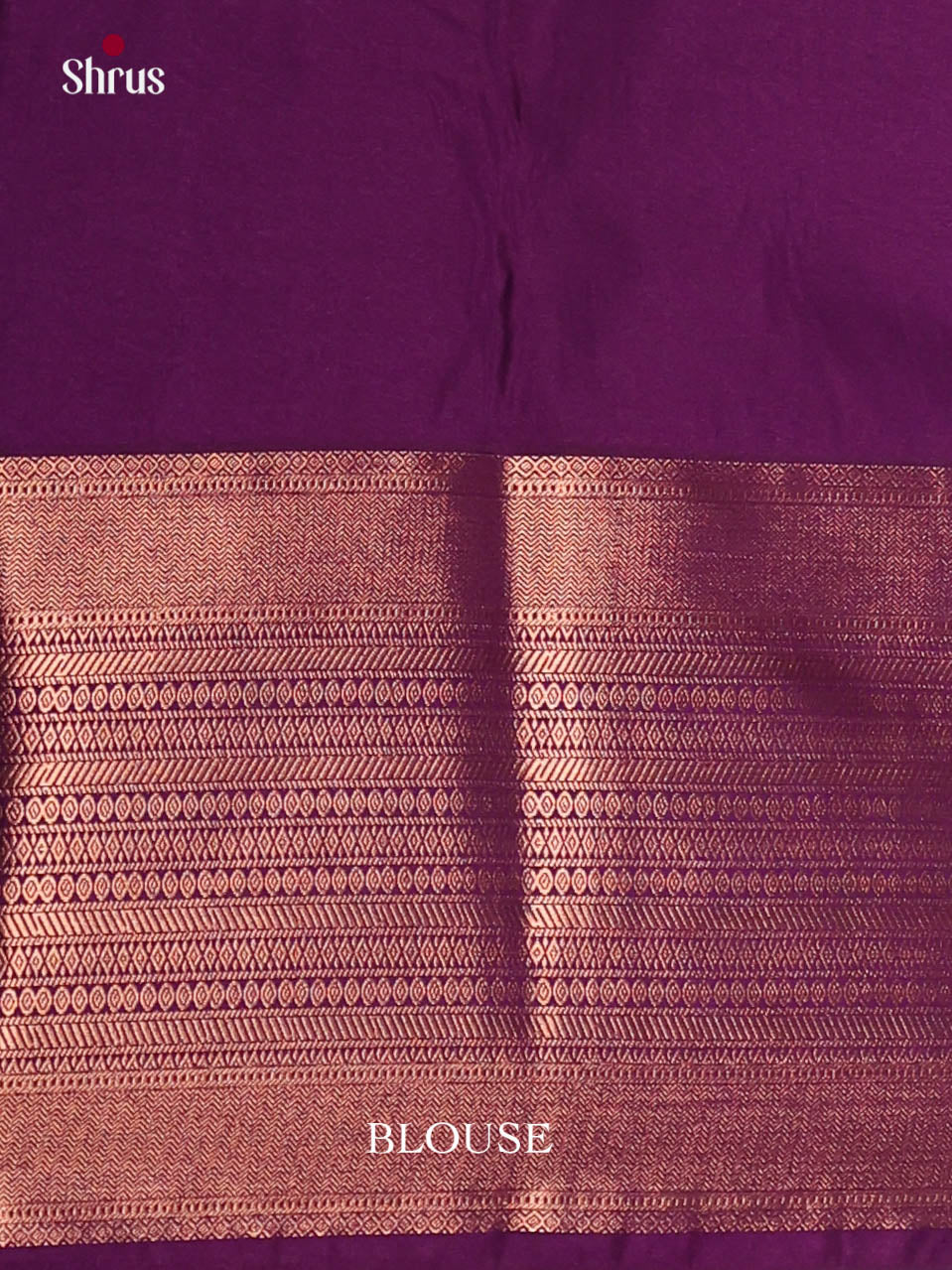 Green & Purple - Semi Kanchipuram Saree - Shop on Shrus.com