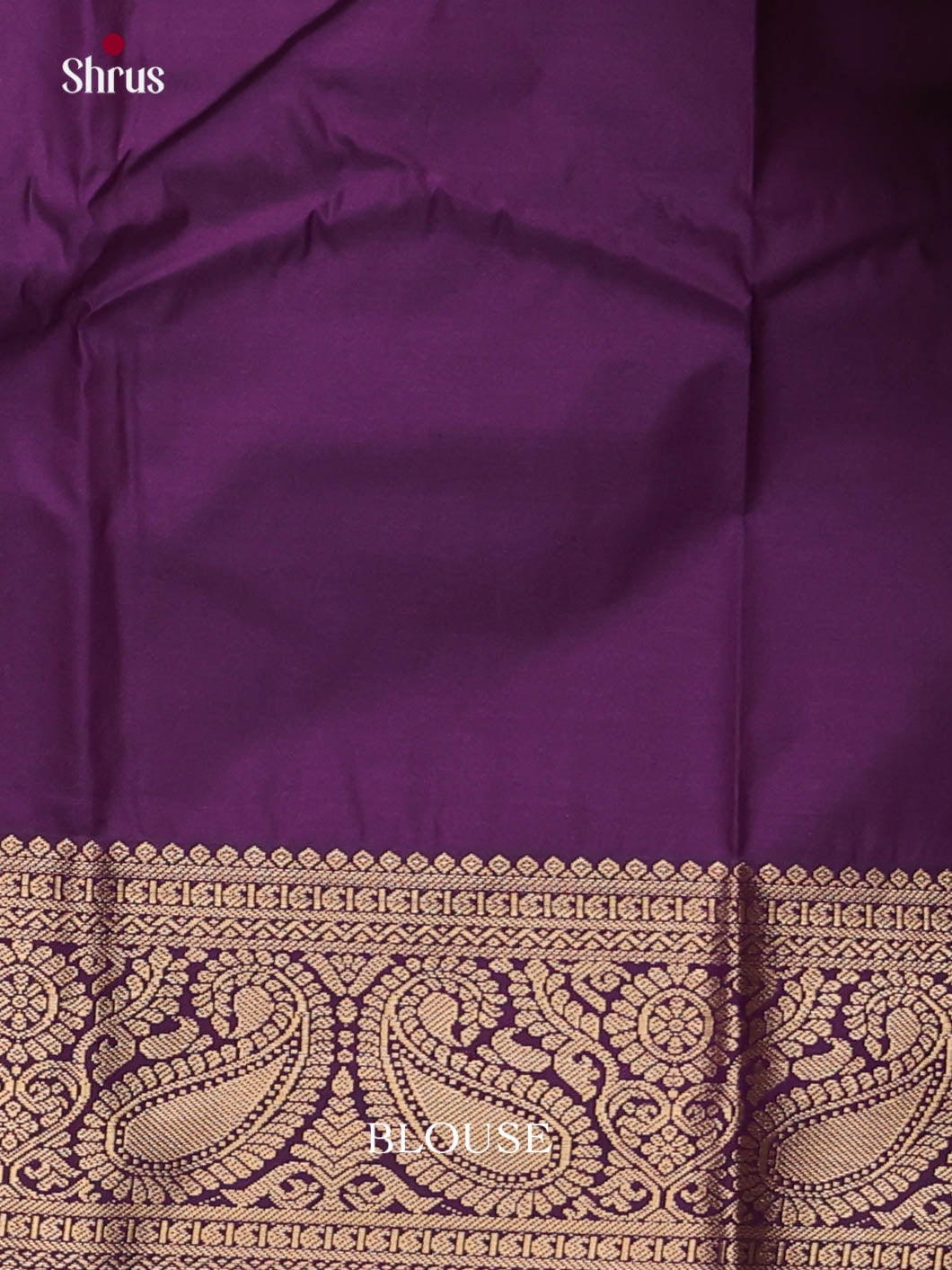 Mustard & Violet - Semi Kanchipuram Saree - Shop on Shrus.com