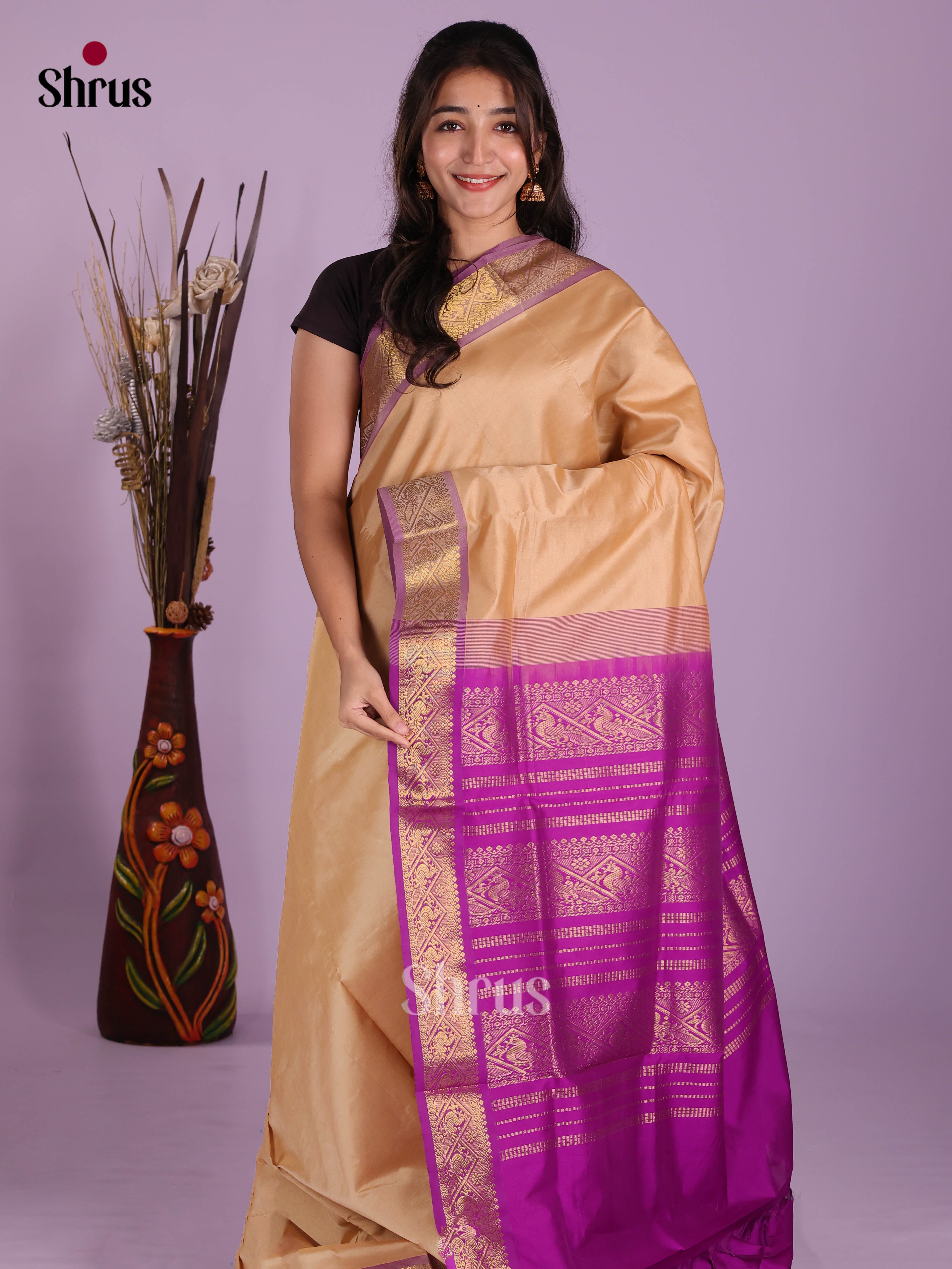 DKS04058 - Silkcotton-halfpure Saree