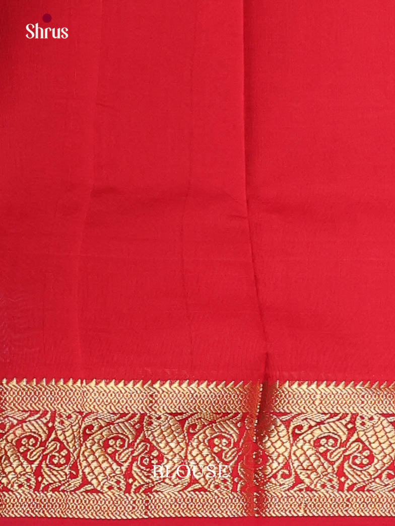 DKS04063 - Silkcotton-halfpure Saree