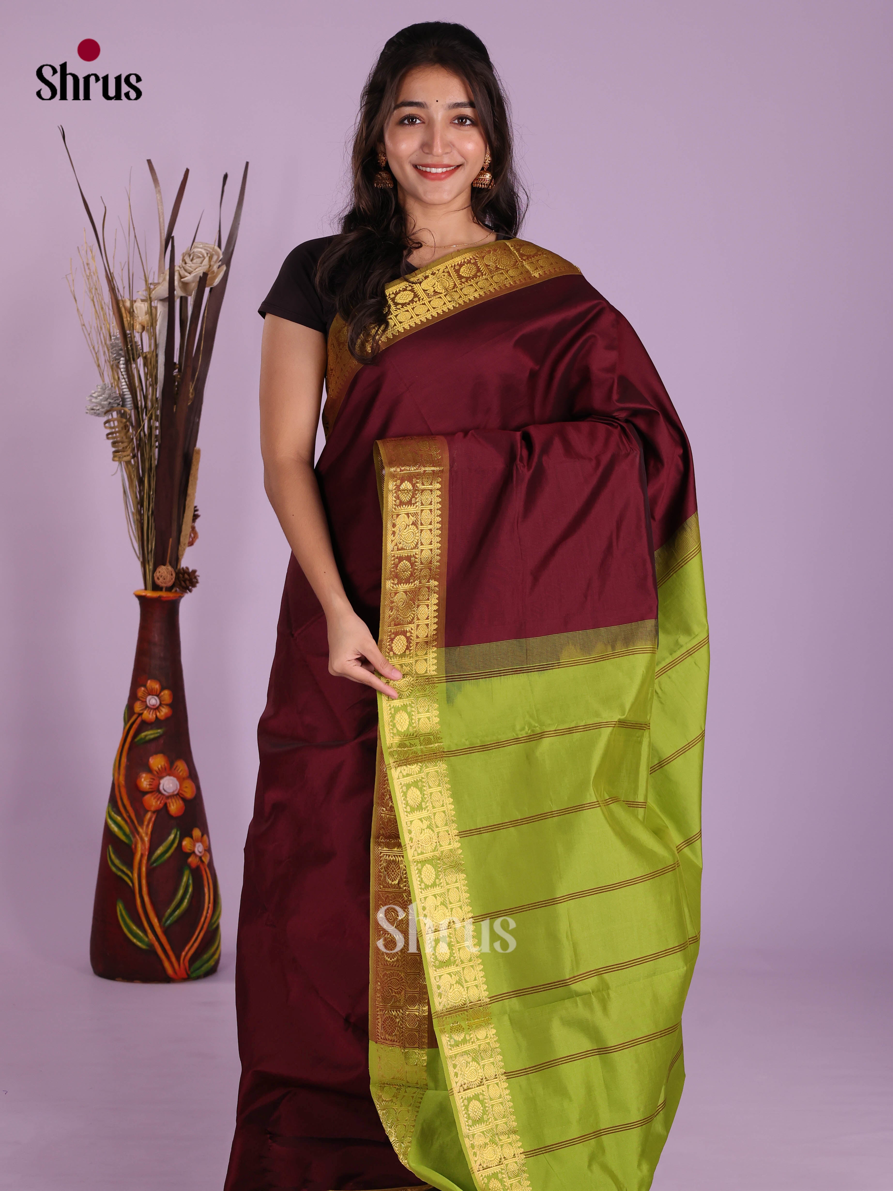 DKS04064 - Silkcotton-halfpure Saree