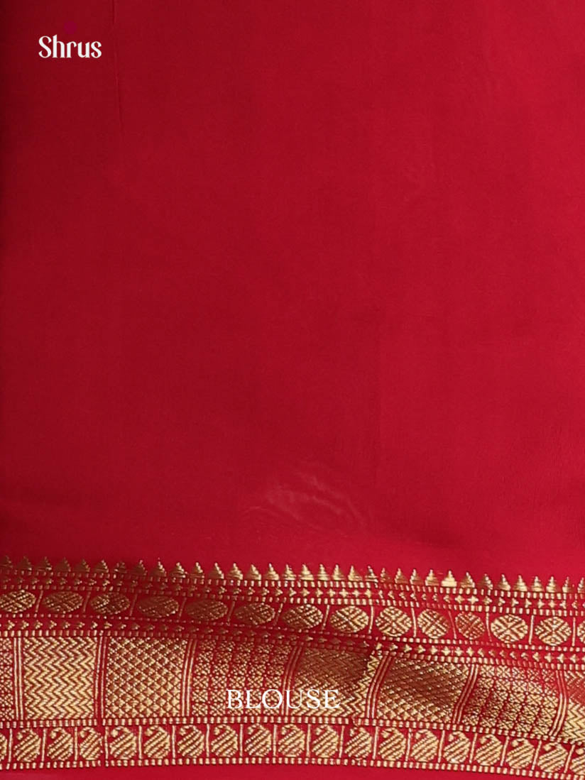 DKS04066 - Silkcotton-halfpure Saree - Shop on Shrus.com