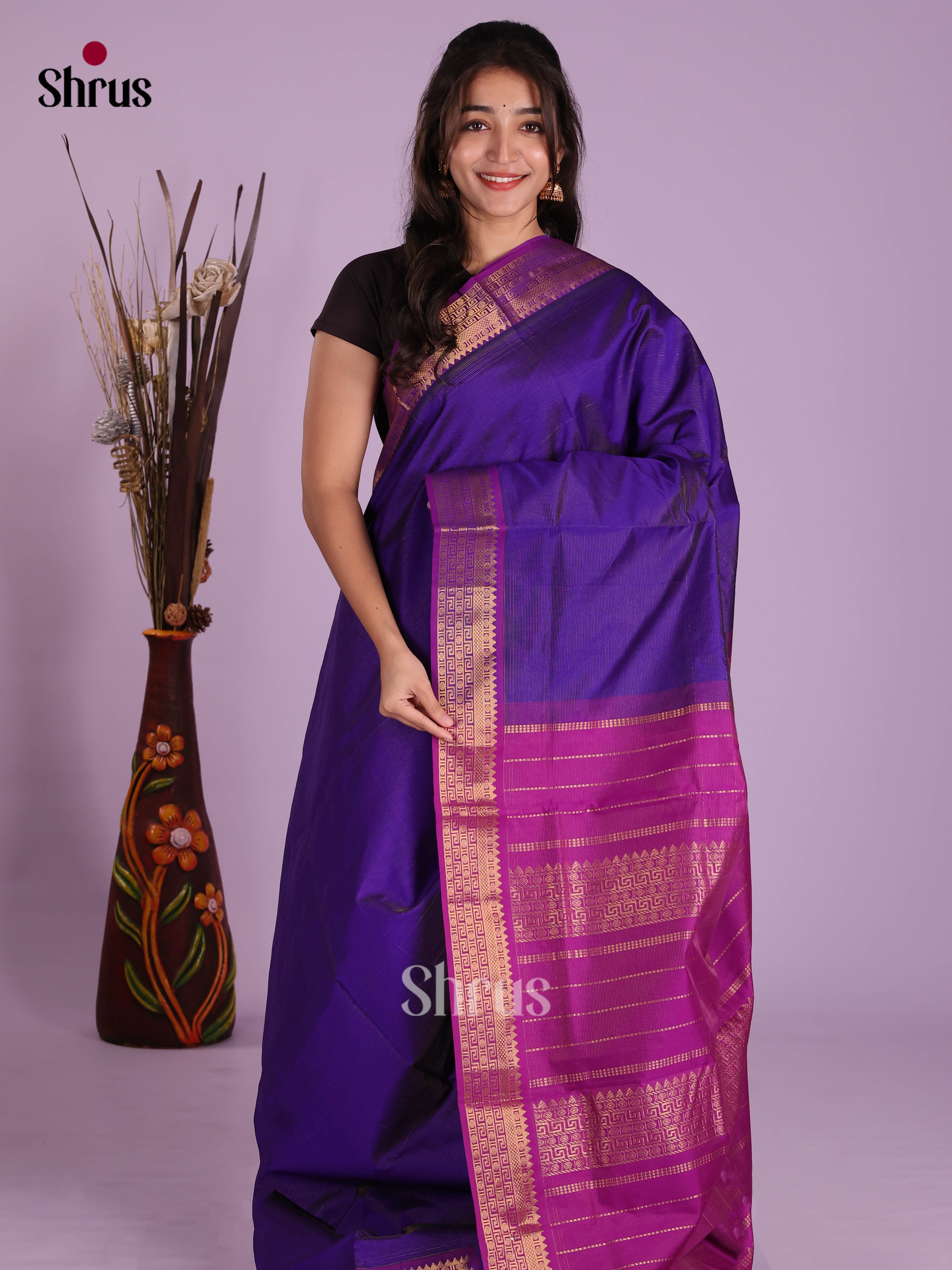 DKS04085 - Silkcotton-halfpure Saree