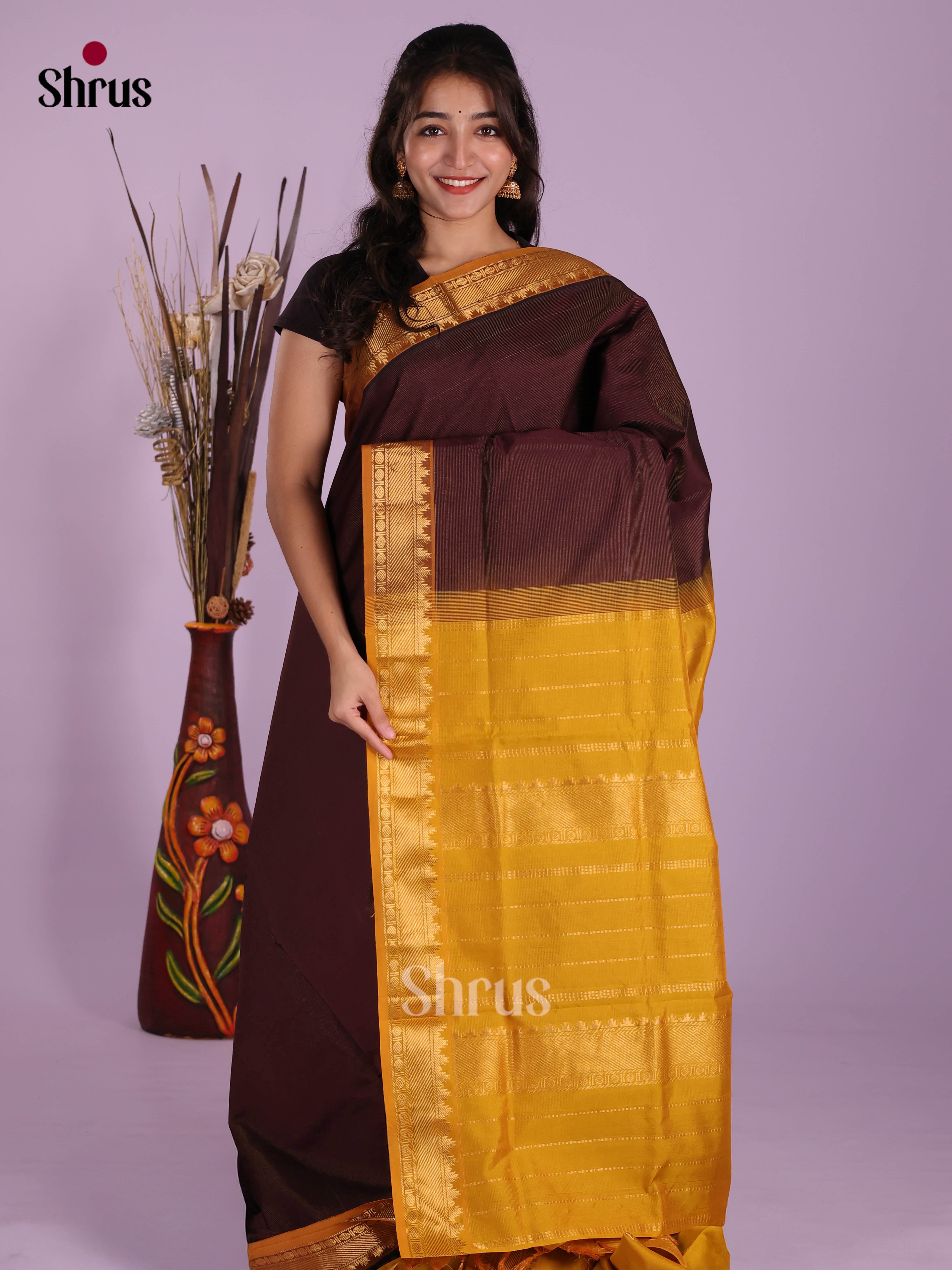 DKS04087 - Silkcotton-halfpure Saree