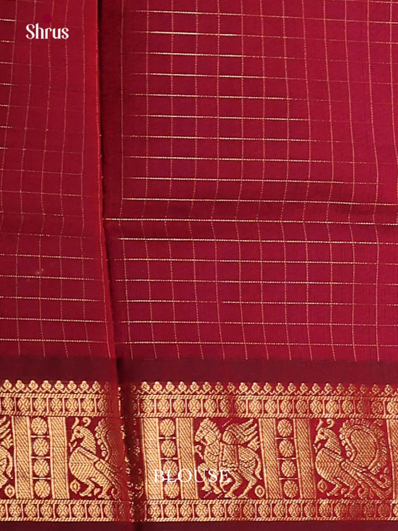 DKS04102 - Silkcotton-halfpure Saree