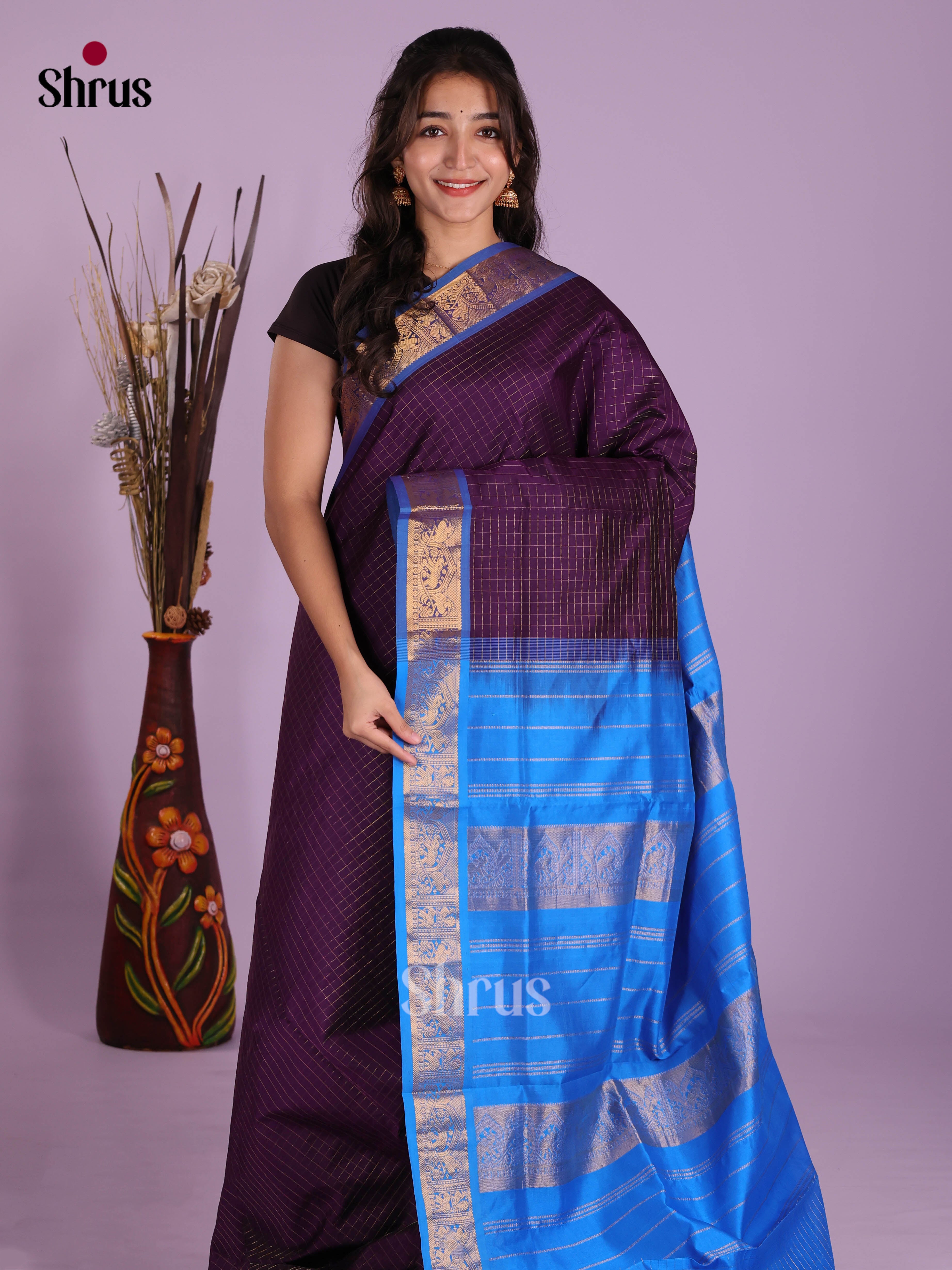 DKS04105 - Silkcotton-halfpure Saree