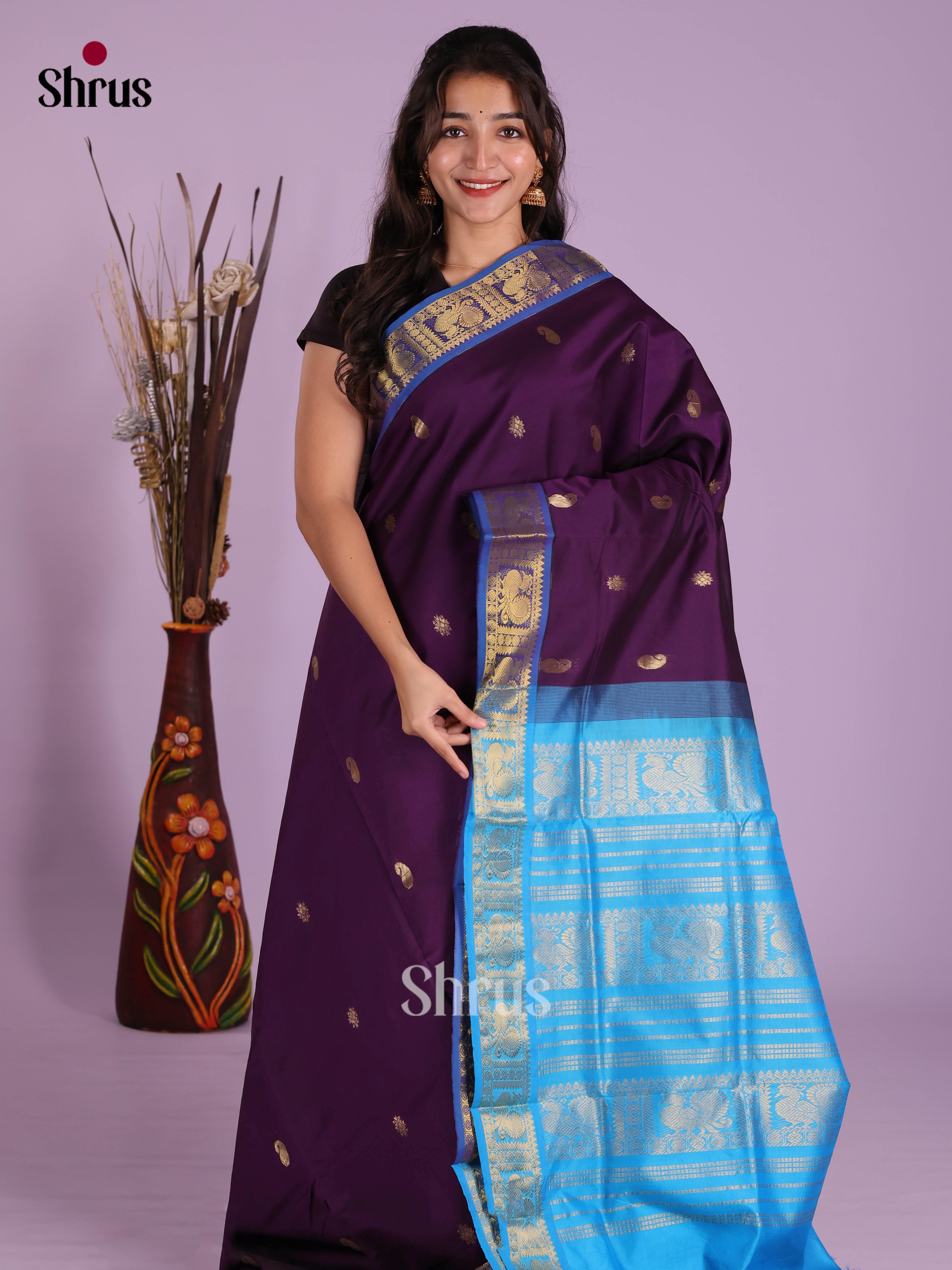 DKS04142 - Silkcotton-halfpure Saree