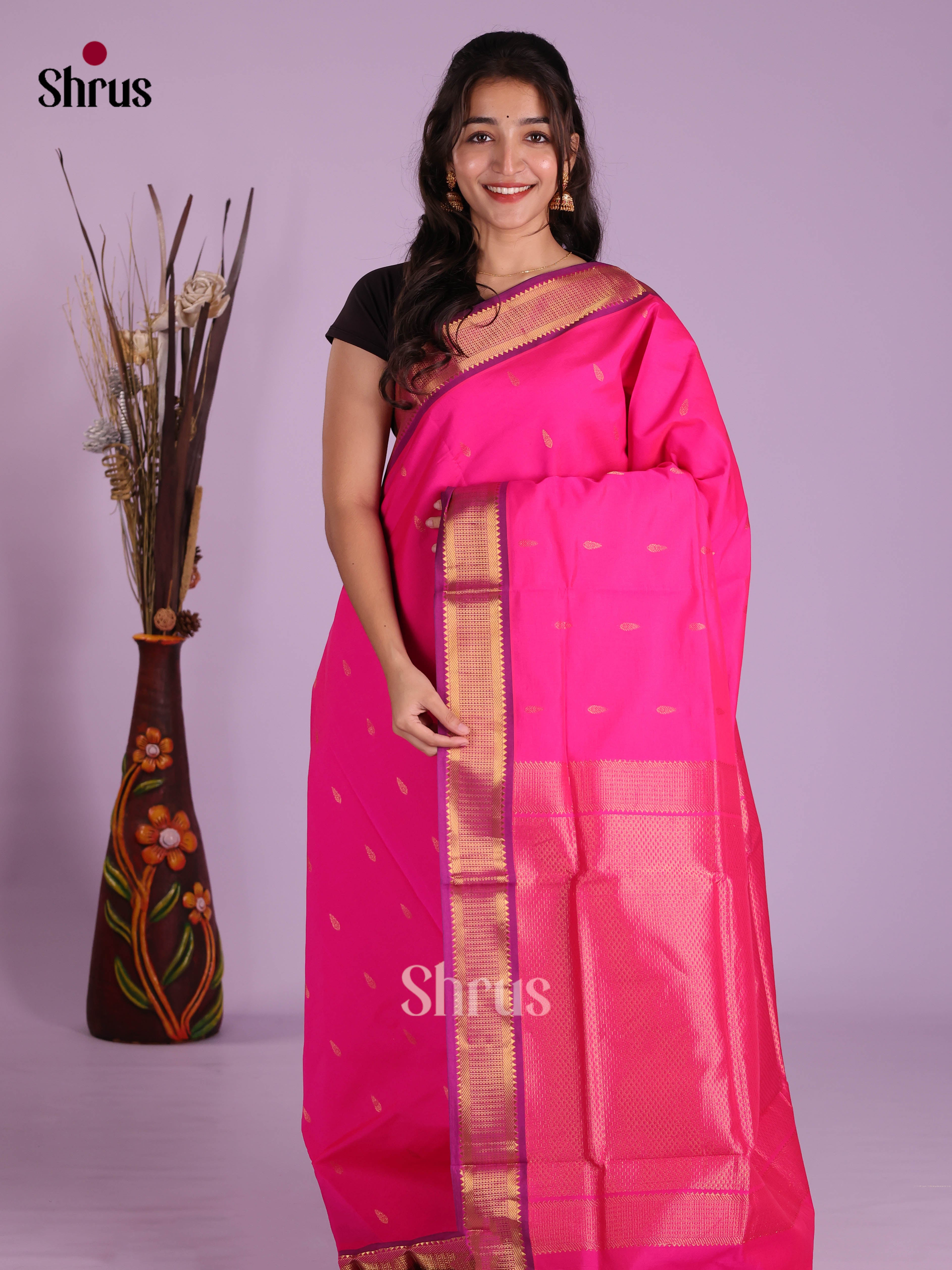 DKS04147 - Silkcotton-halfpure Saree