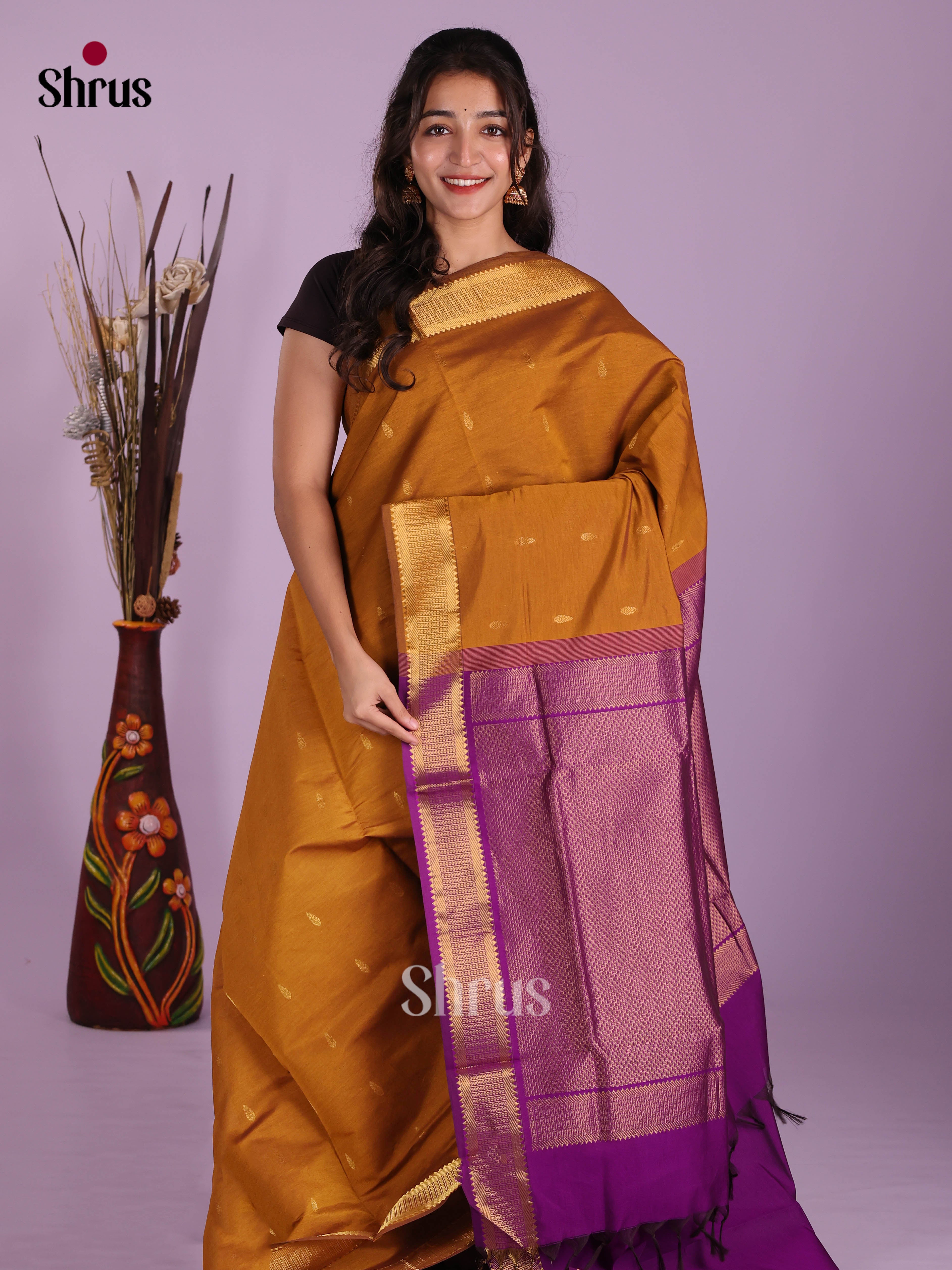 DKS04151 - Silkcotton-halfpure Saree