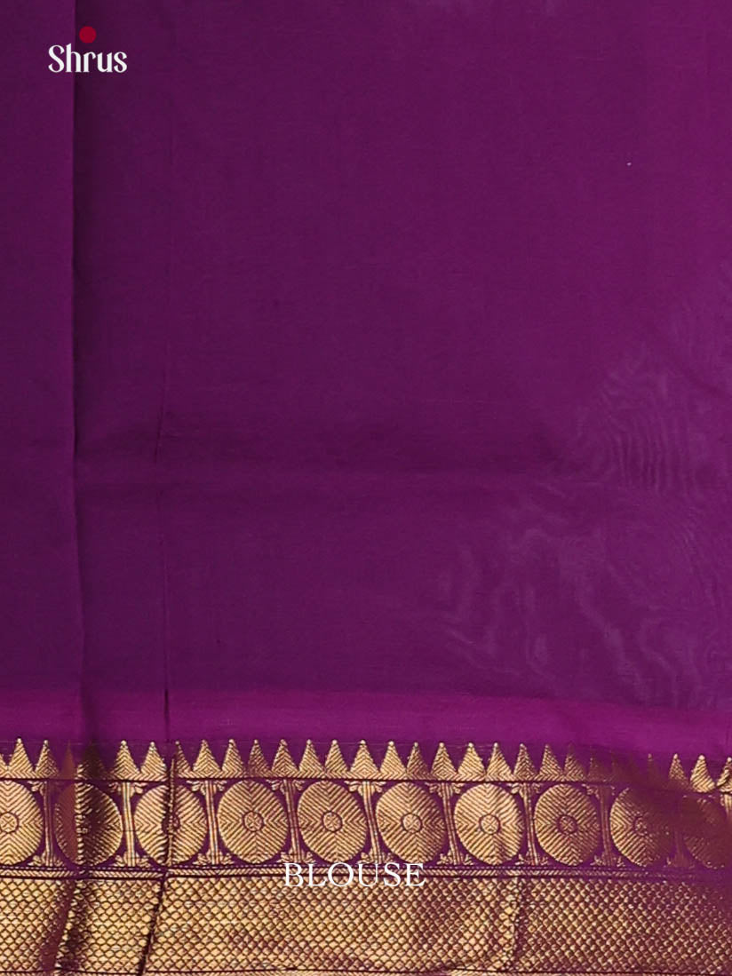DKS04157 - Silkcotton-halfpure Saree - Shop on Shrus.com