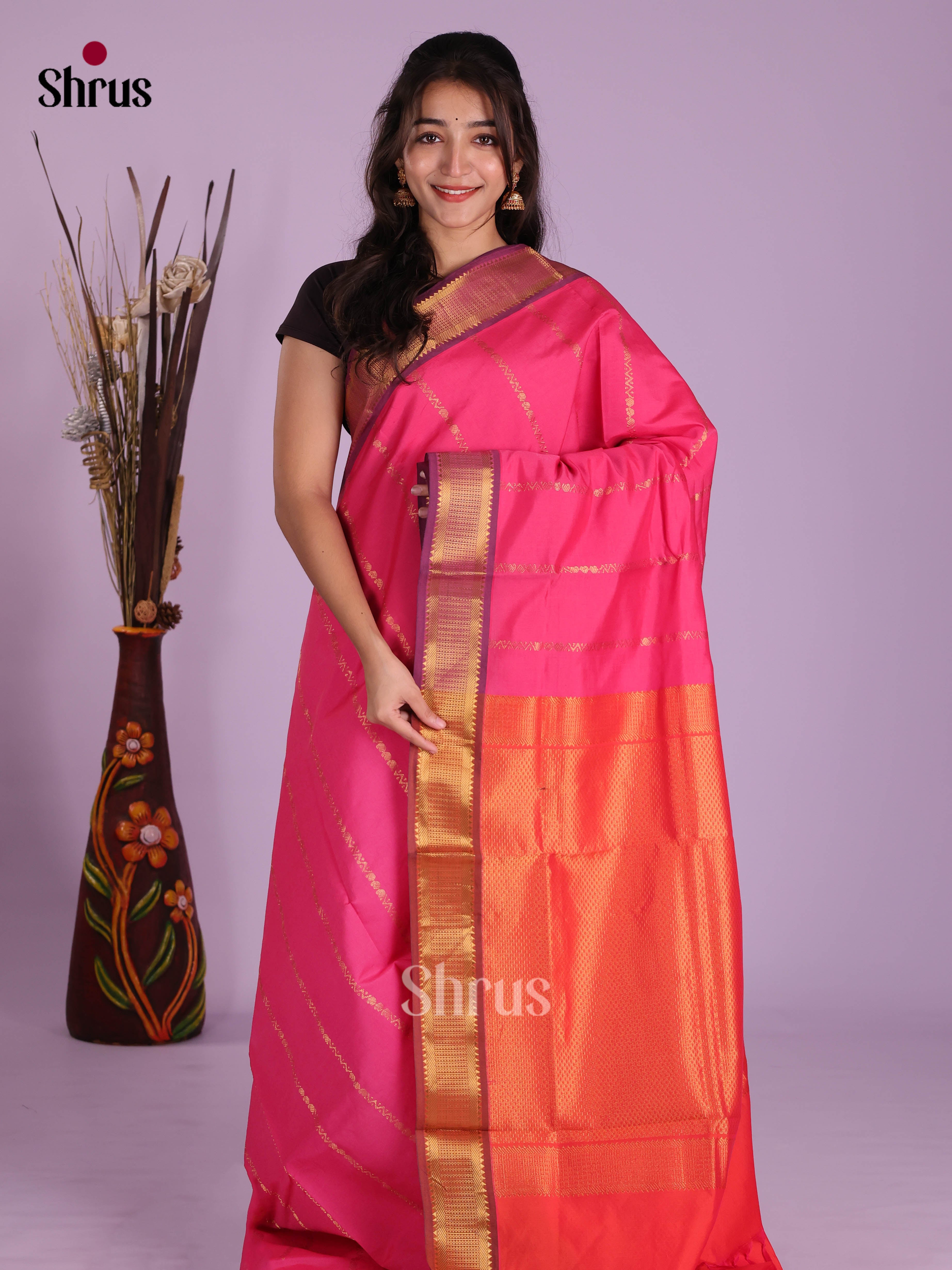 DKS04165 - Silkcotton-halfpure Saree