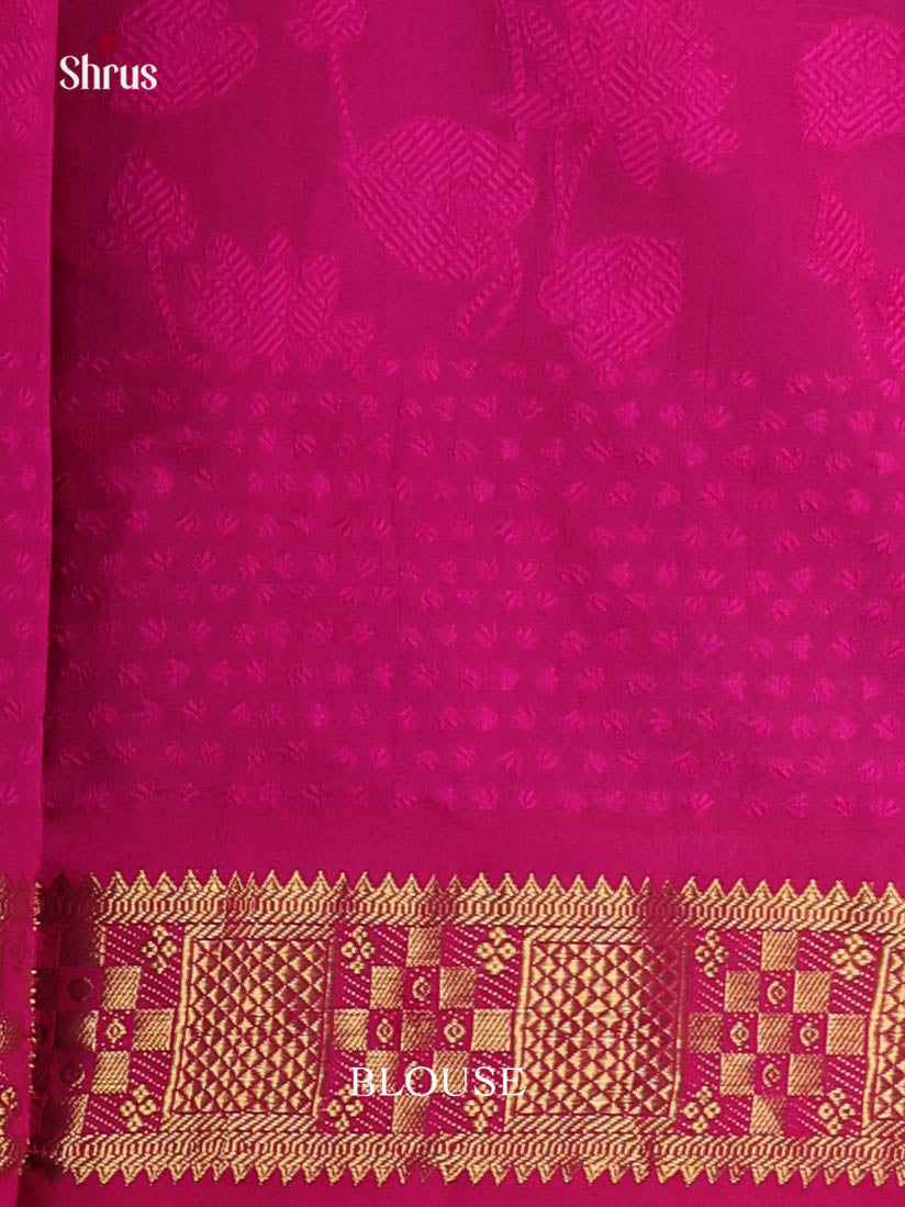 DKS04174 - Silkcotton-halfpure Saree - Shop on Shrus.com