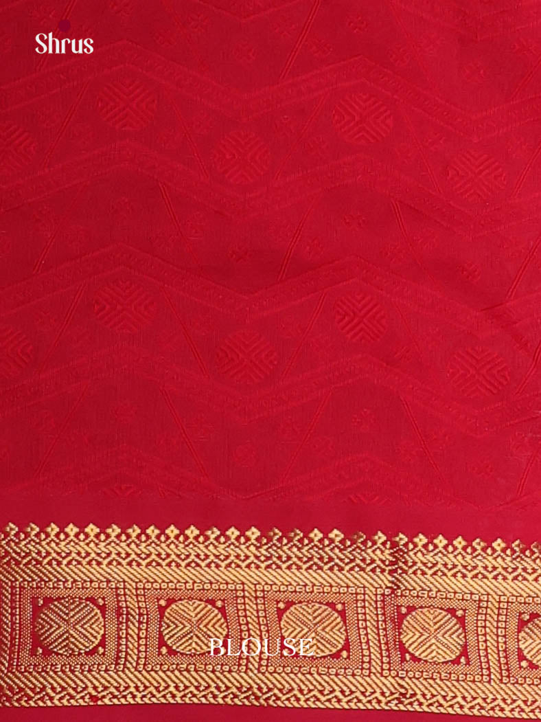 DKS04175 - Silkcotton-halfpure Saree