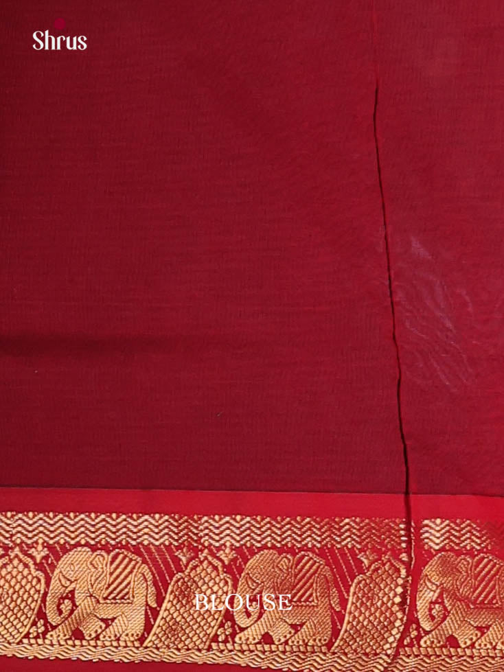 DKS04186 - Silkcotton-halfpure Saree - Shop on Shrus.com