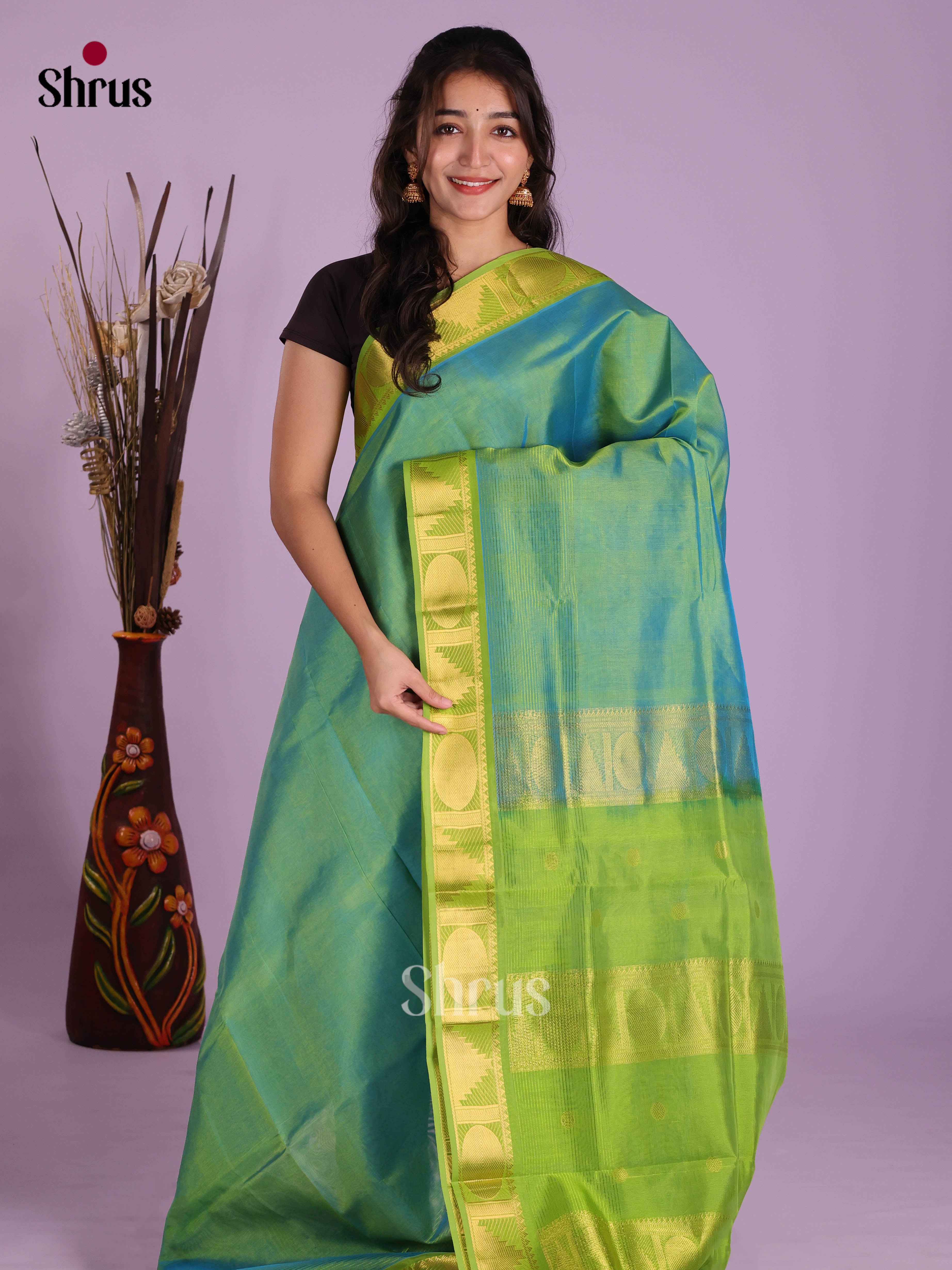 DKS04188 - Silk Cotton Saree