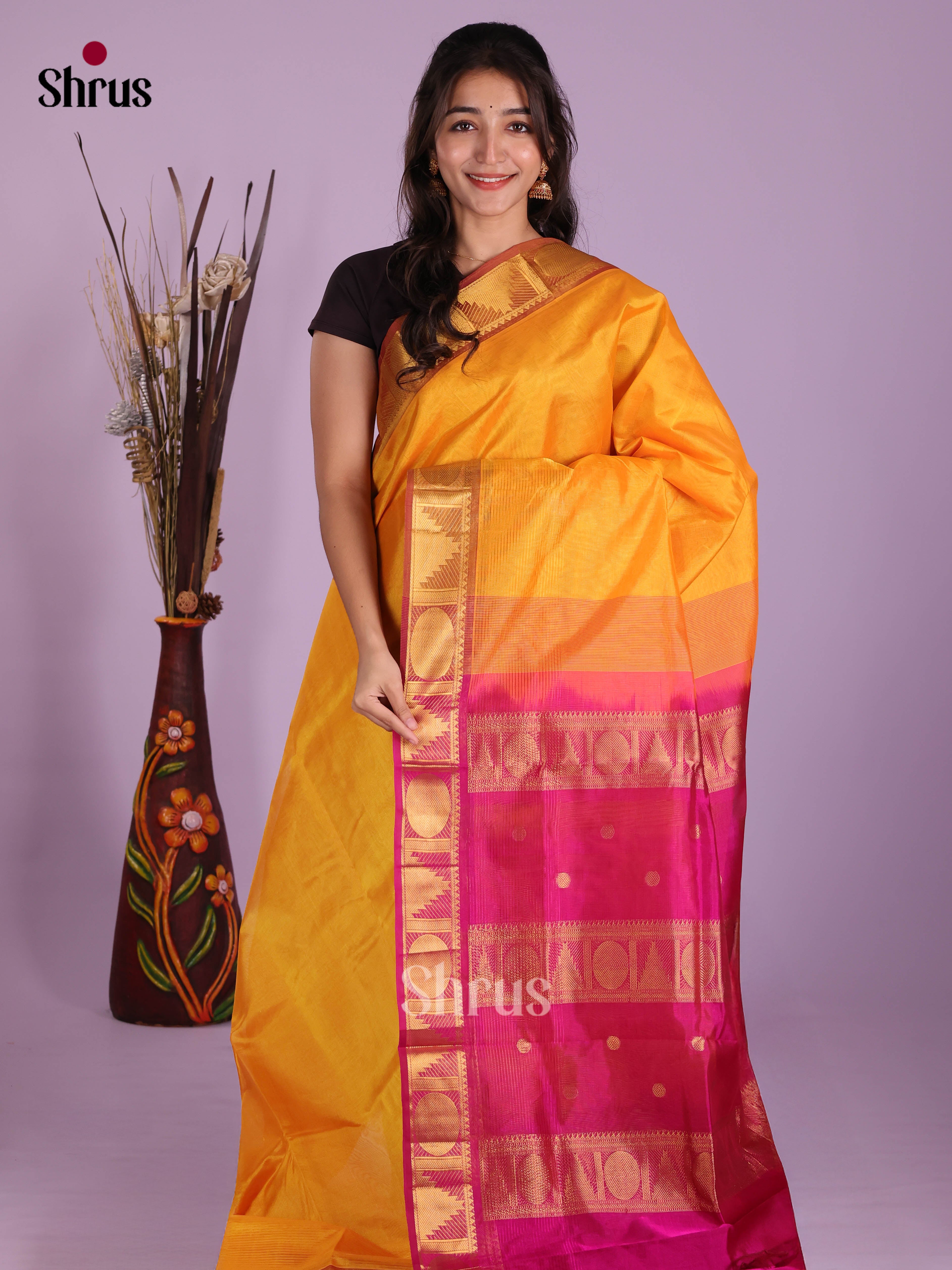 DKS04195 - Silk Cotton Saree