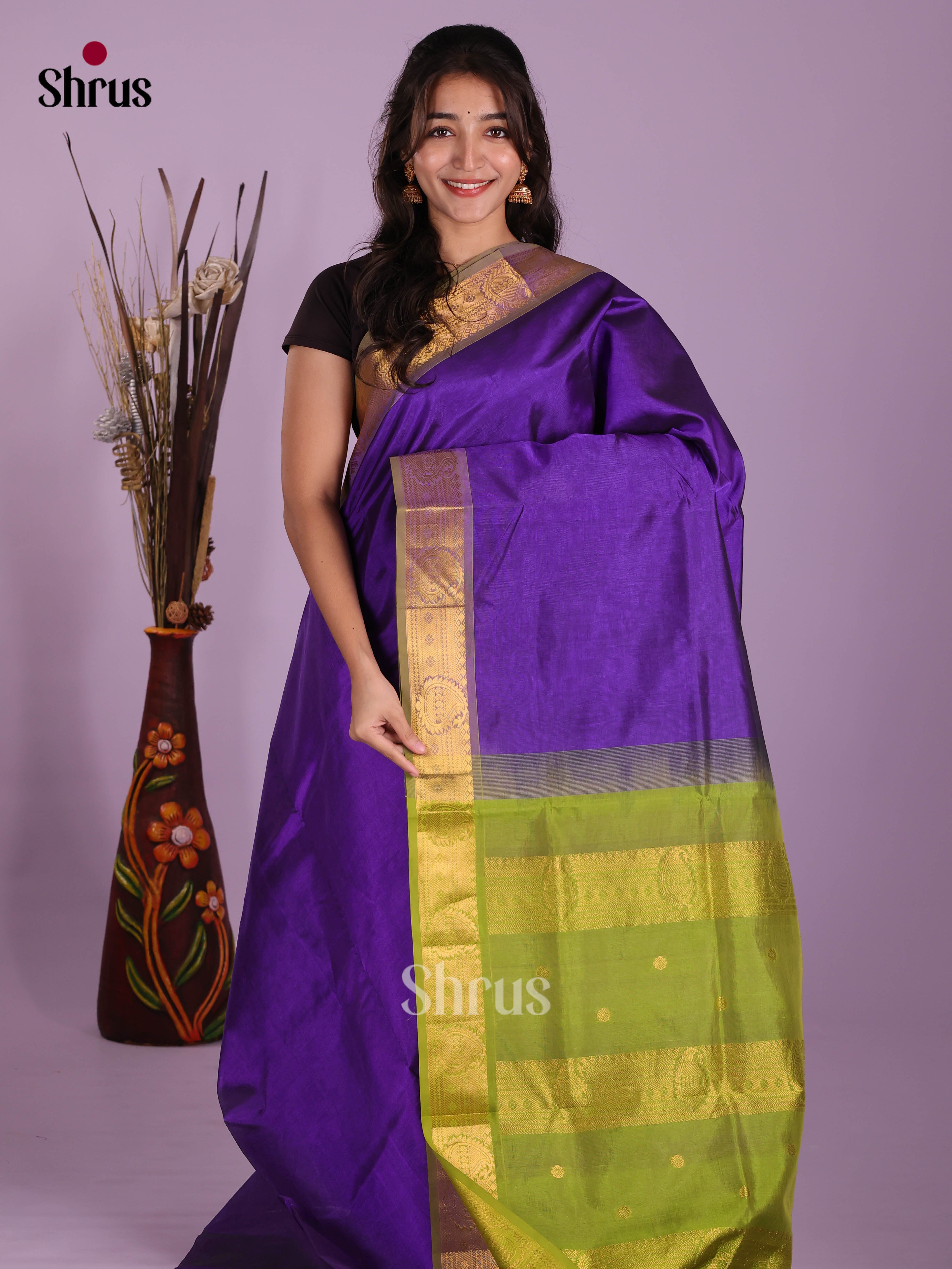 DKS04196 - Silk Cotton Saree