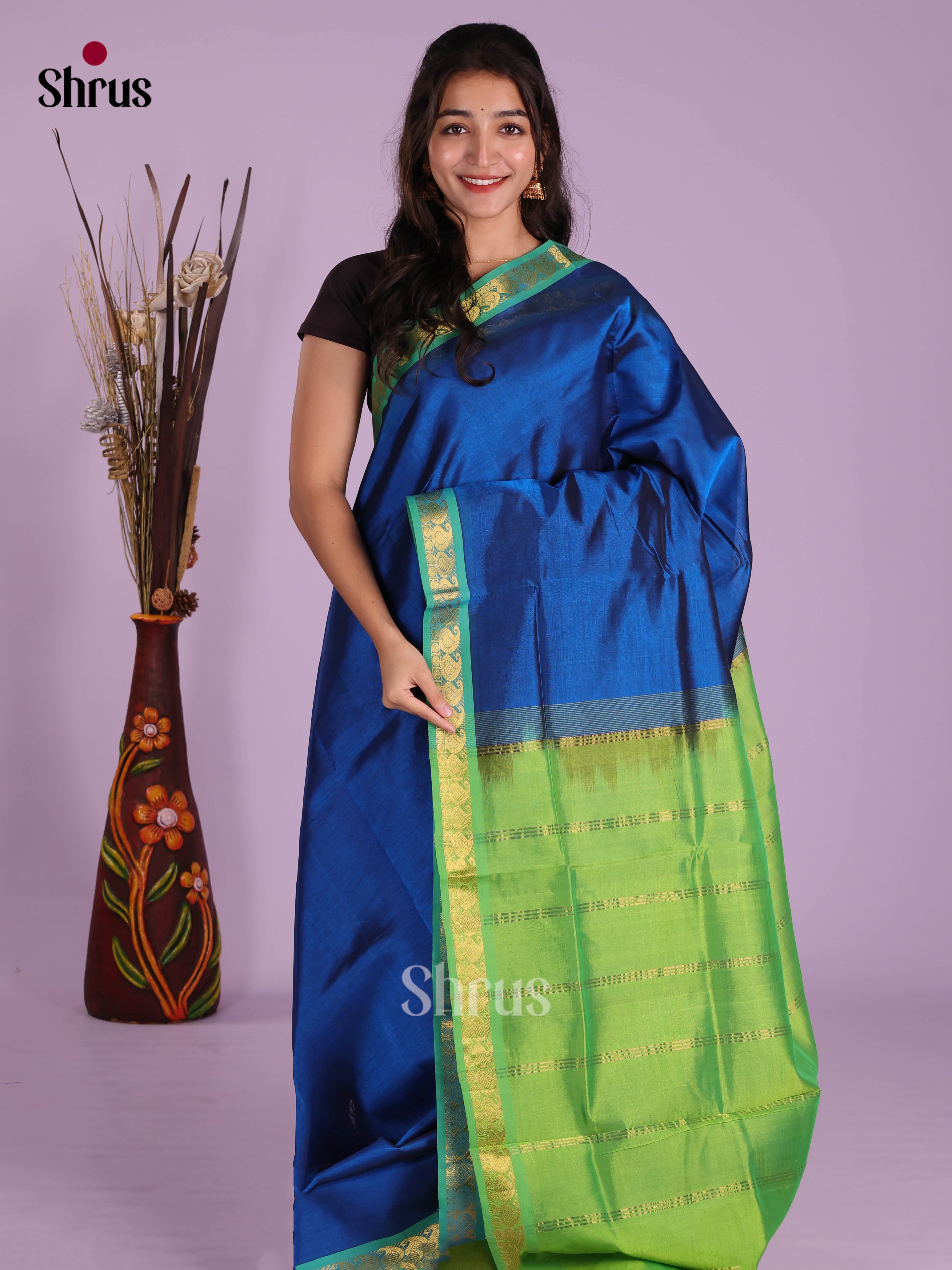 DKS04197 - Silk Cotton Saree