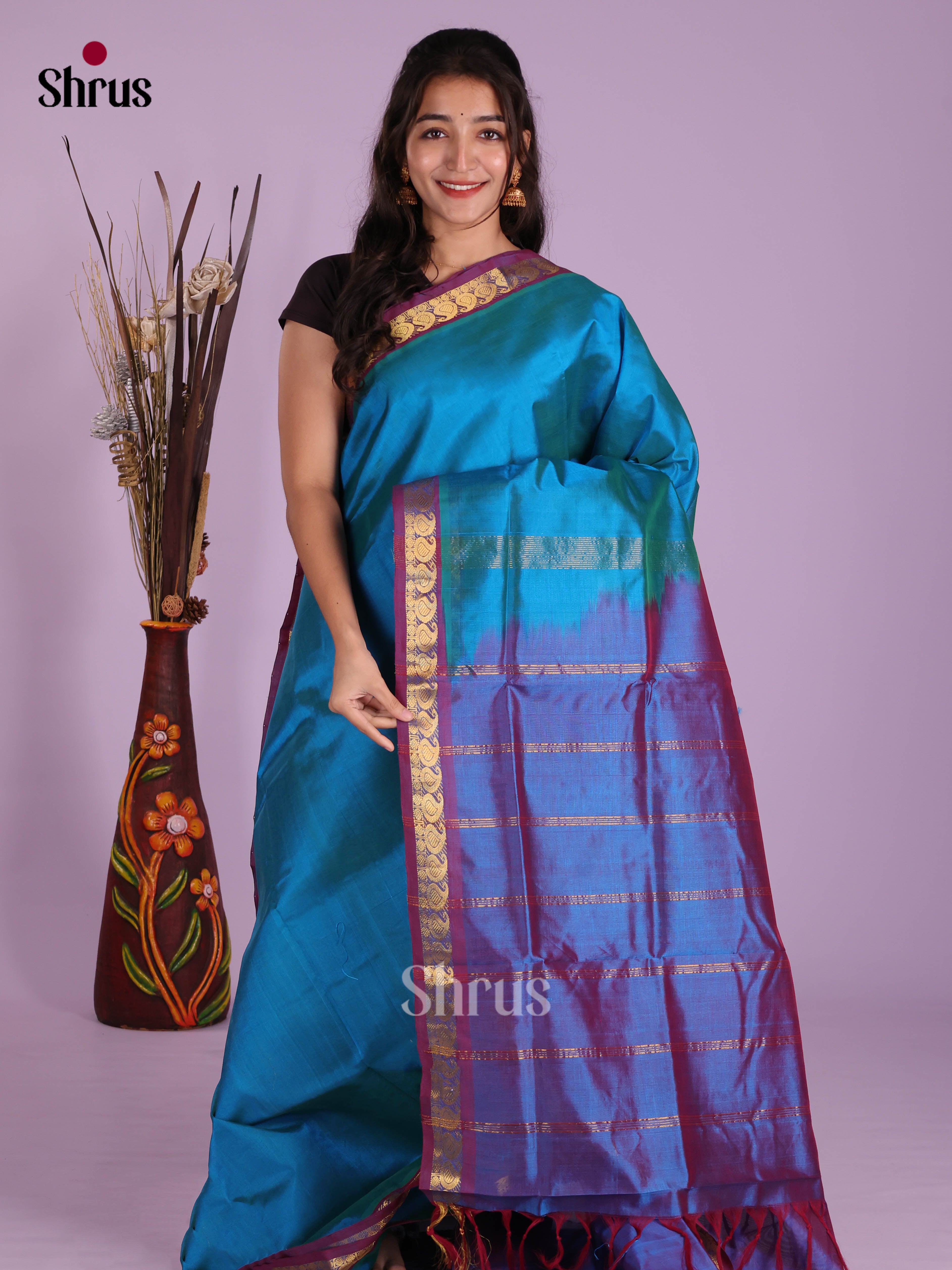 DKS04198 - Silk Cotton Saree