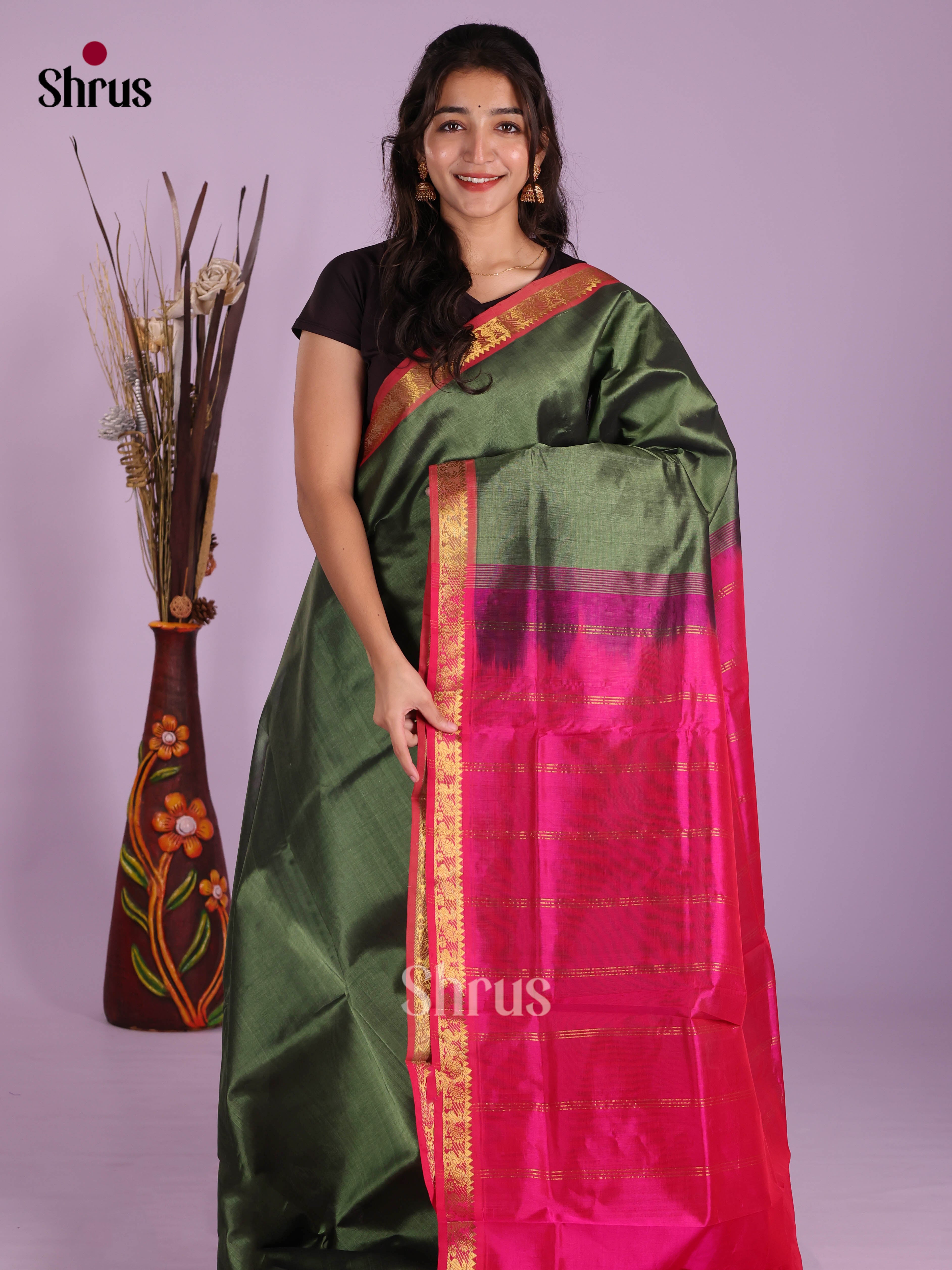 DKS04204 - Silk Cotton Saree