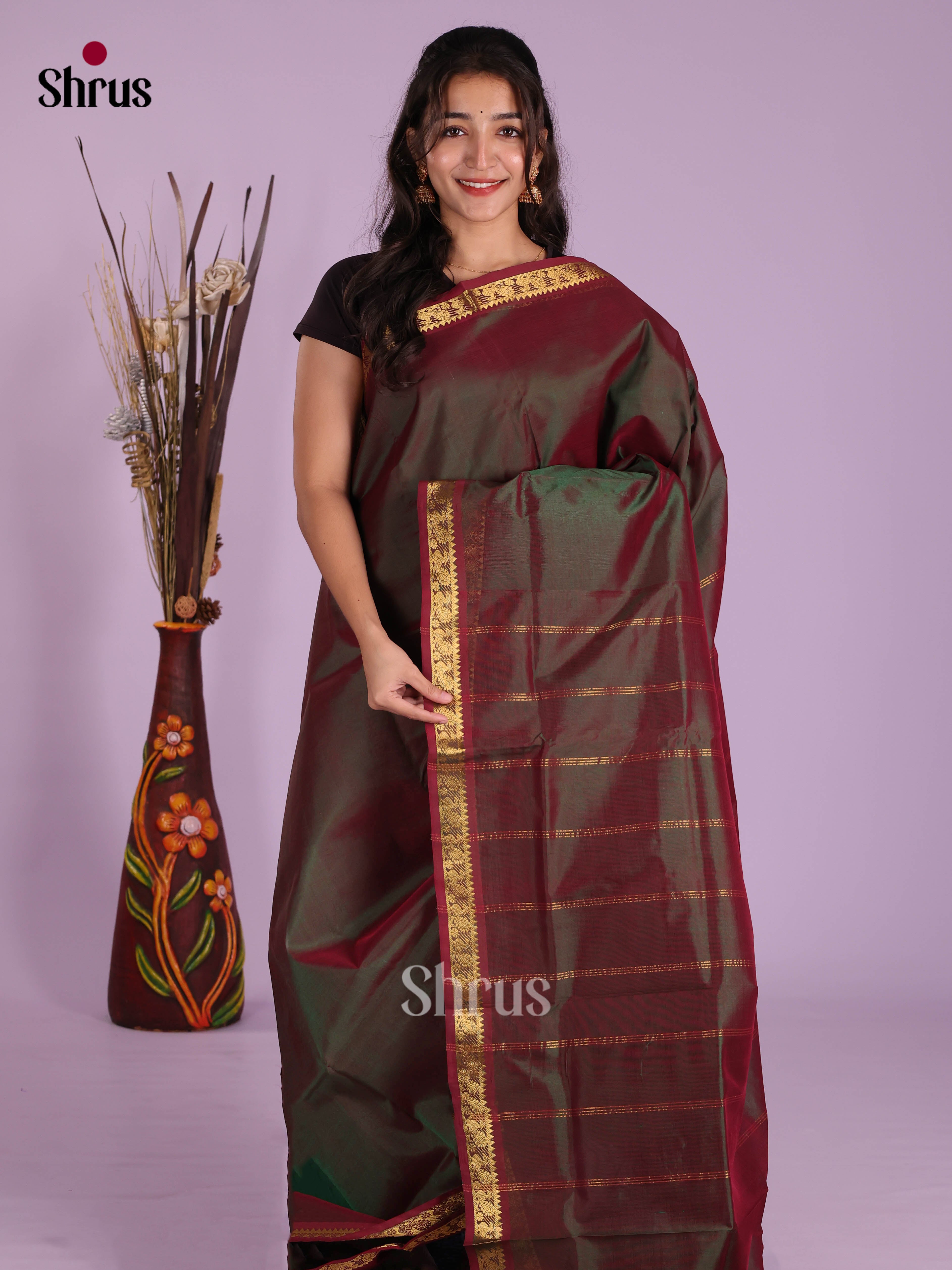 DKS04207 - Silk Cotton Saree