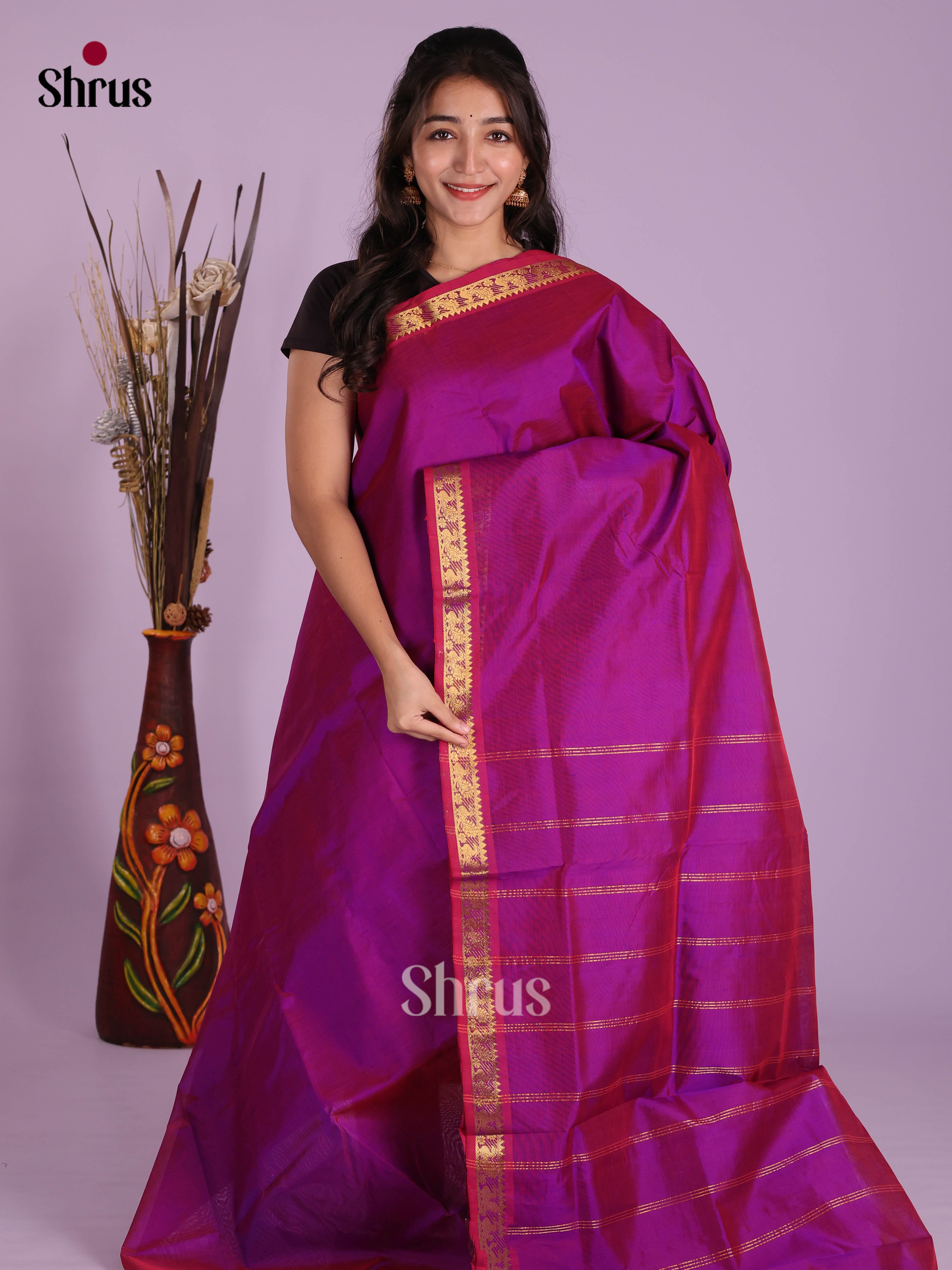 DKS04208 - Silk Cotton Saree