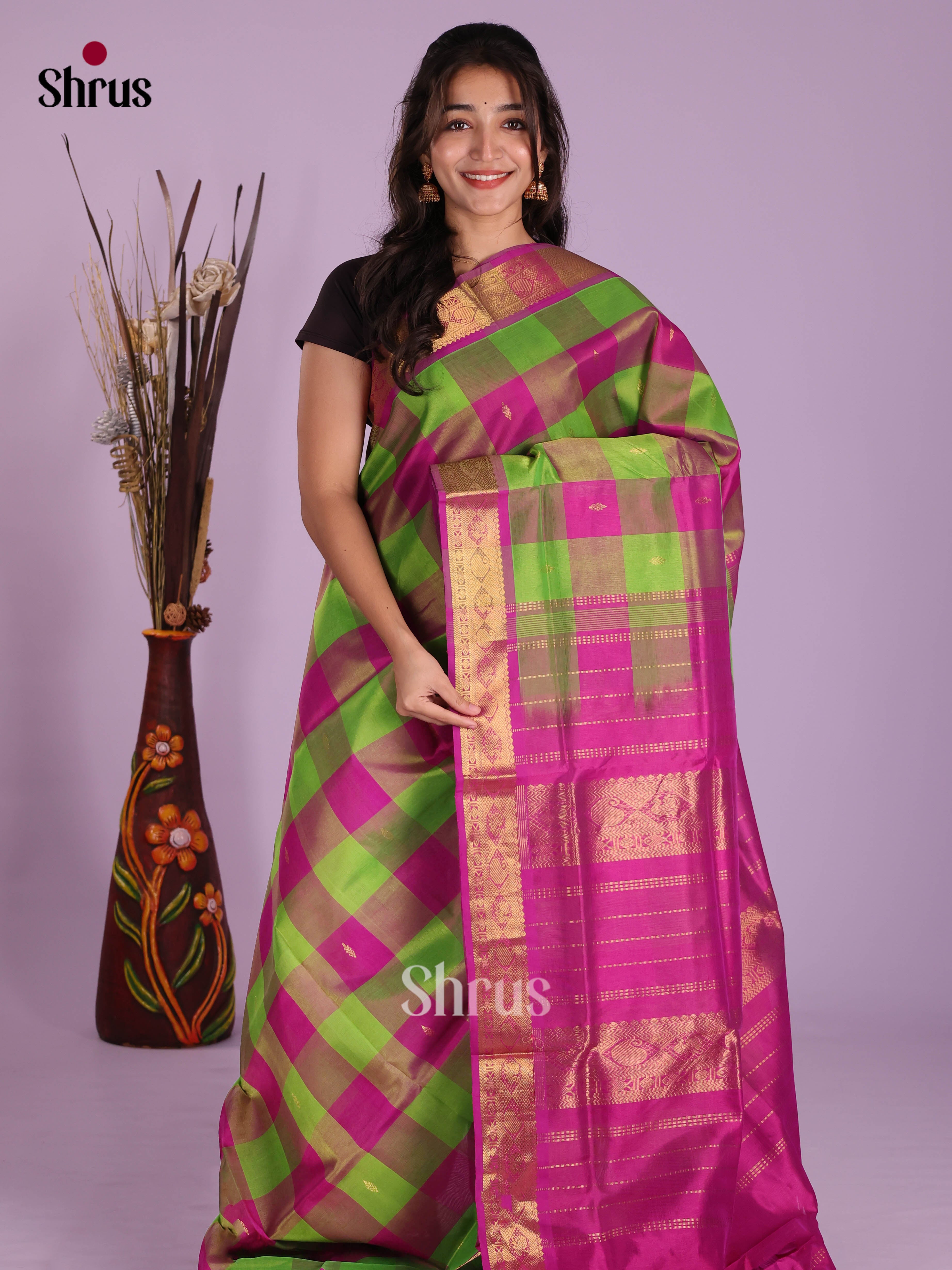DKS04210 - Silk Cotton Saree
