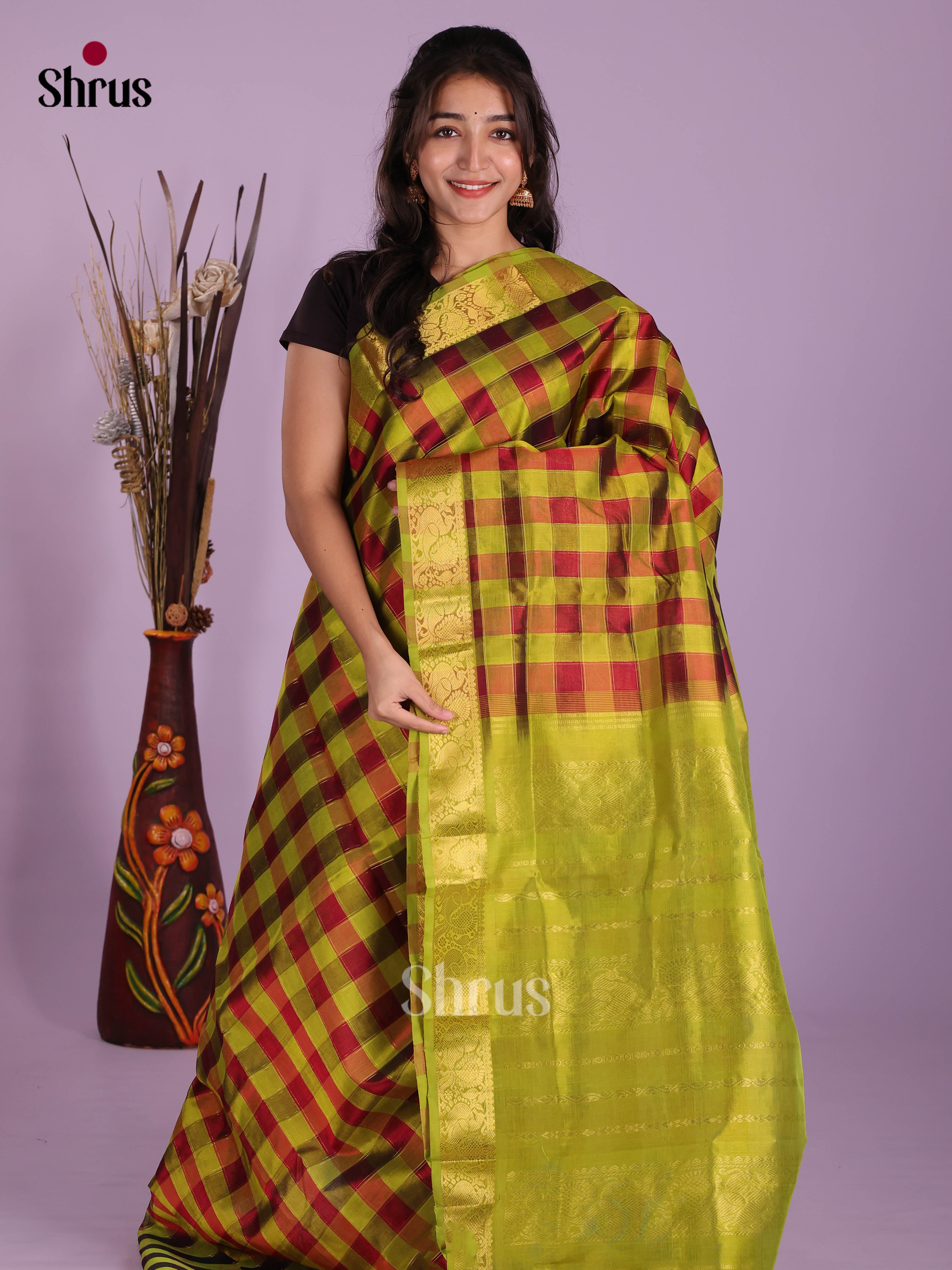 DKS04216 - Silk Cotton Saree