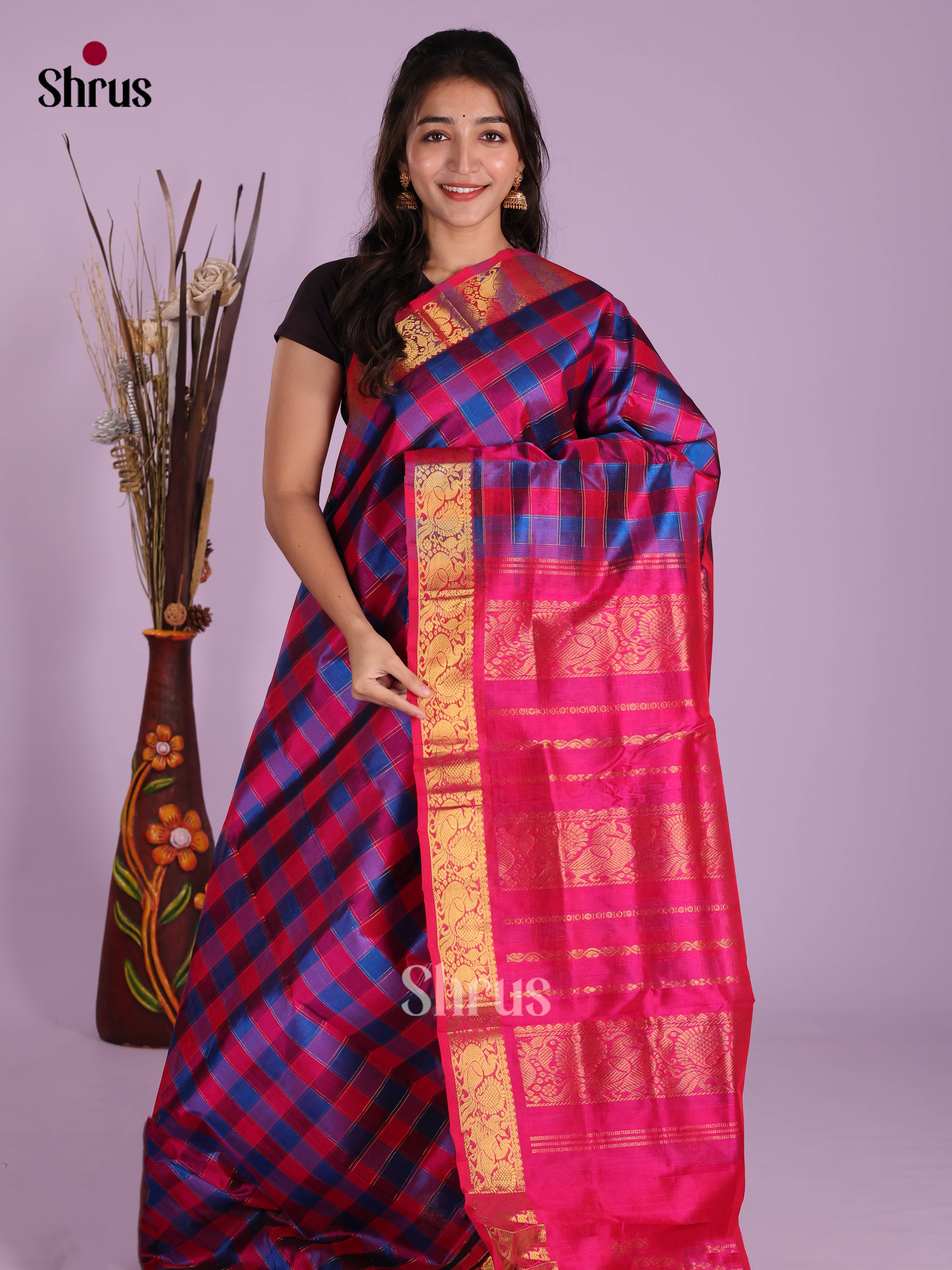 DKS04217 - Silk Cotton Saree