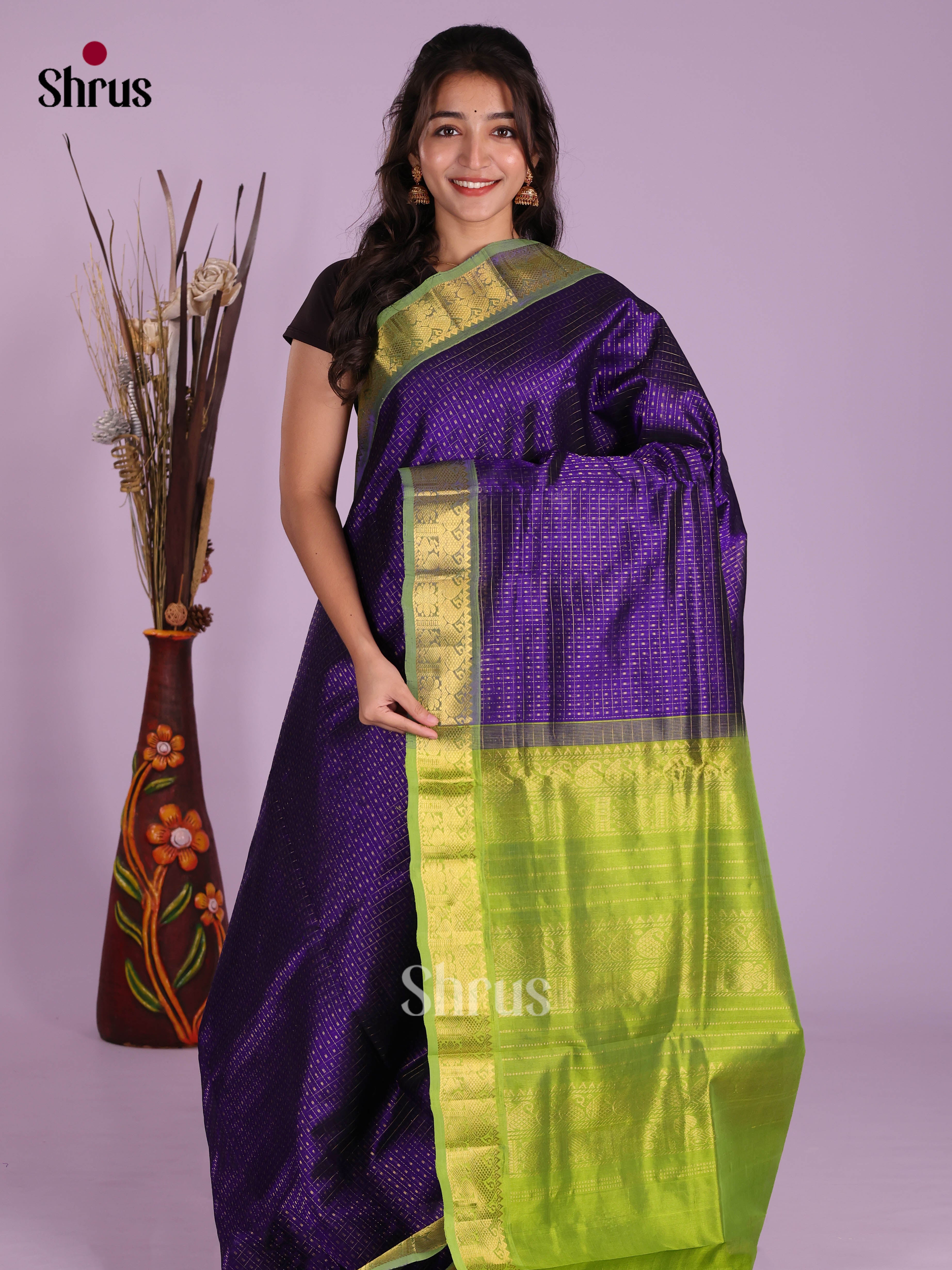 DKS04219 - Silk Cotton Saree