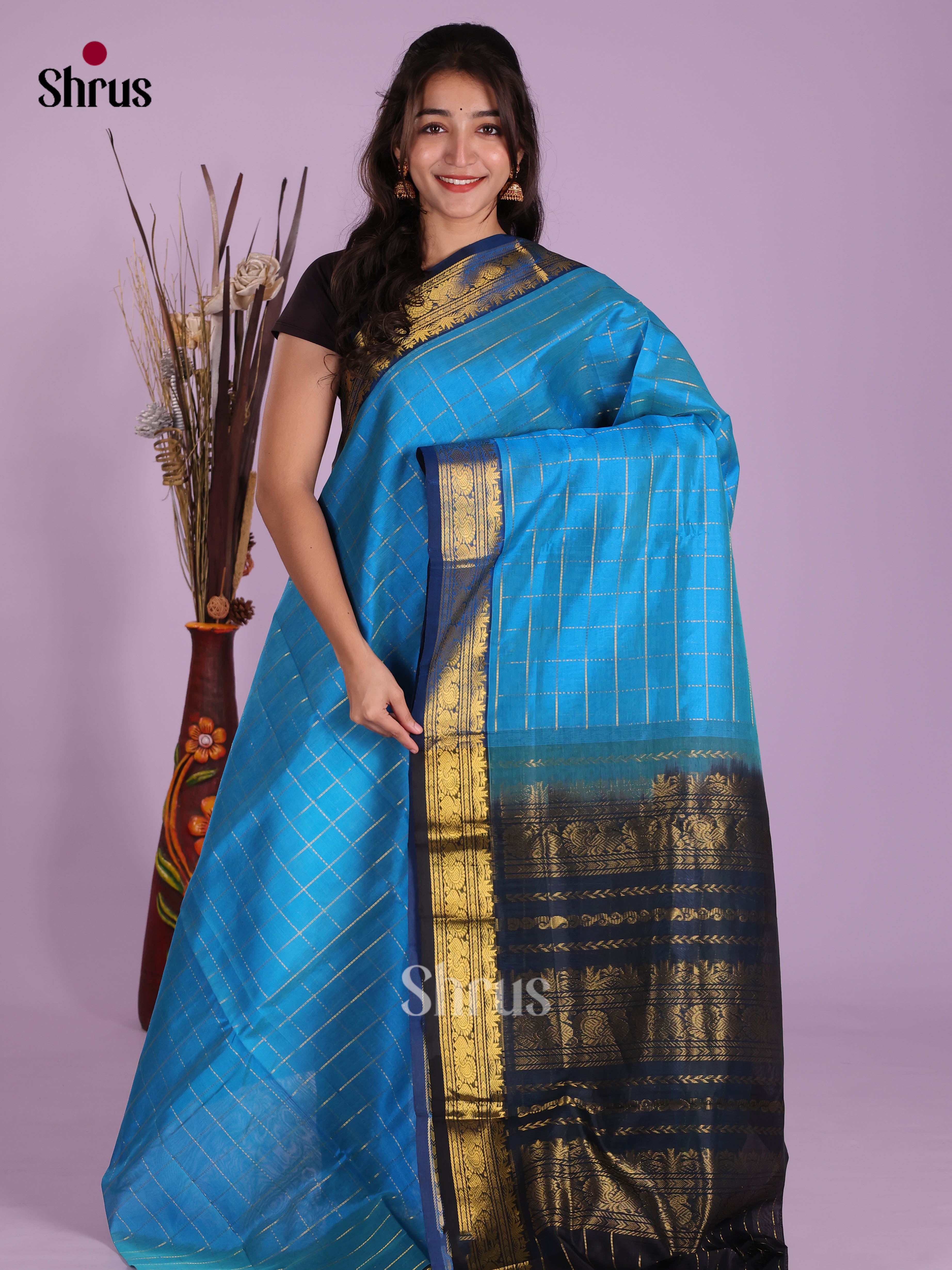 DKS04229 - Silk Cotton Saree