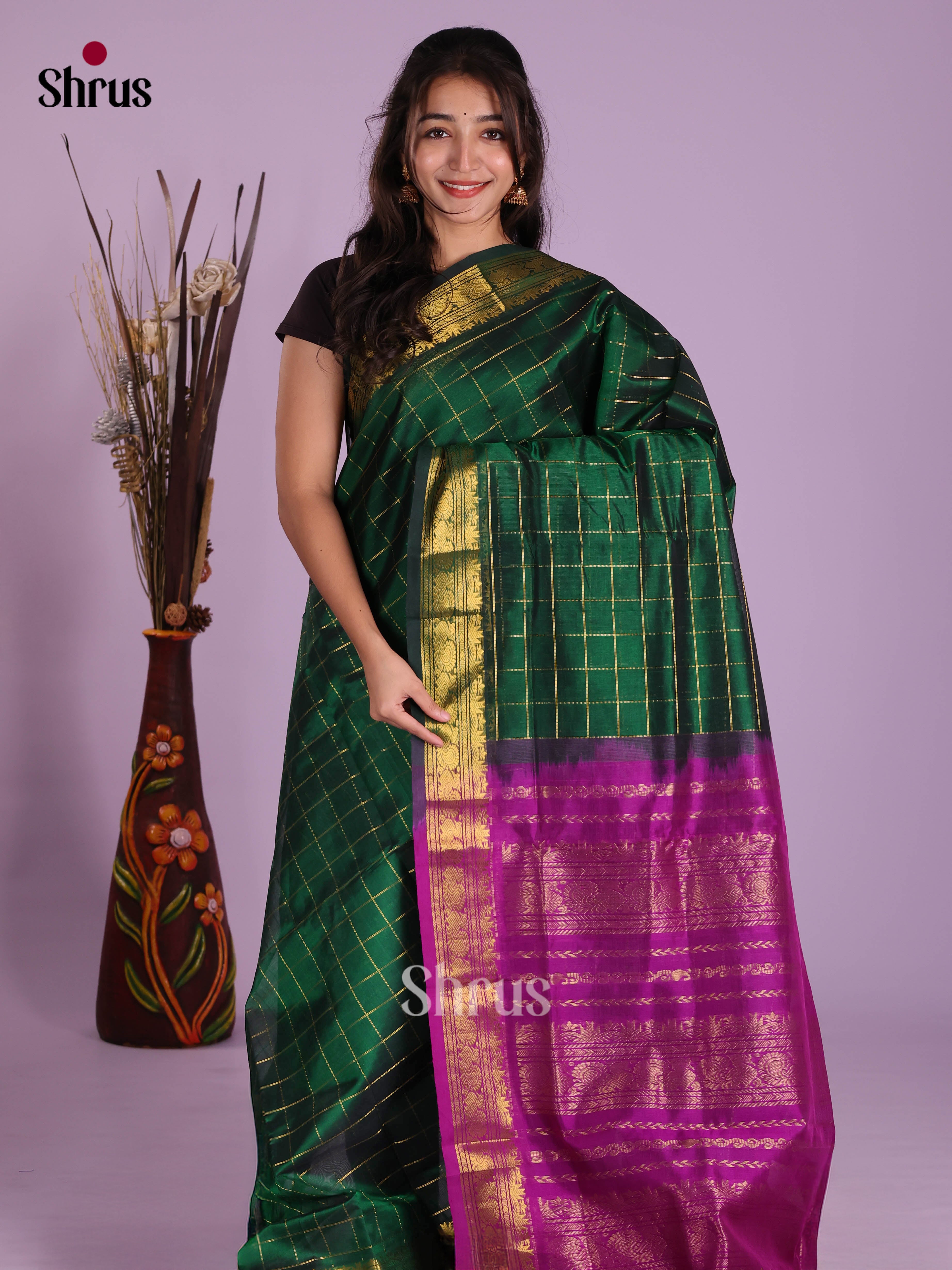 DKS04230 - Silk Cotton Saree