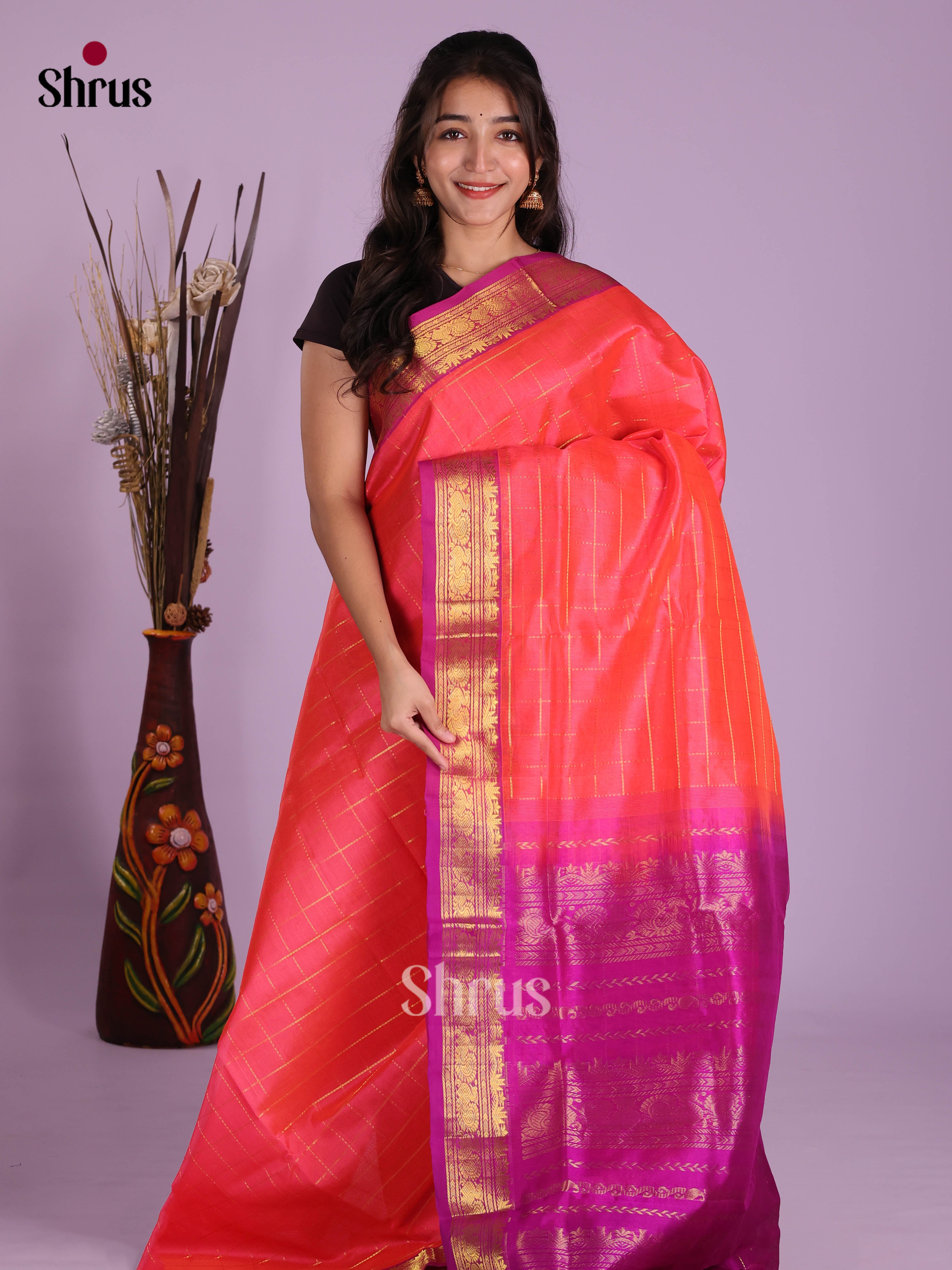 DKS04231 - Silk Cotton Saree