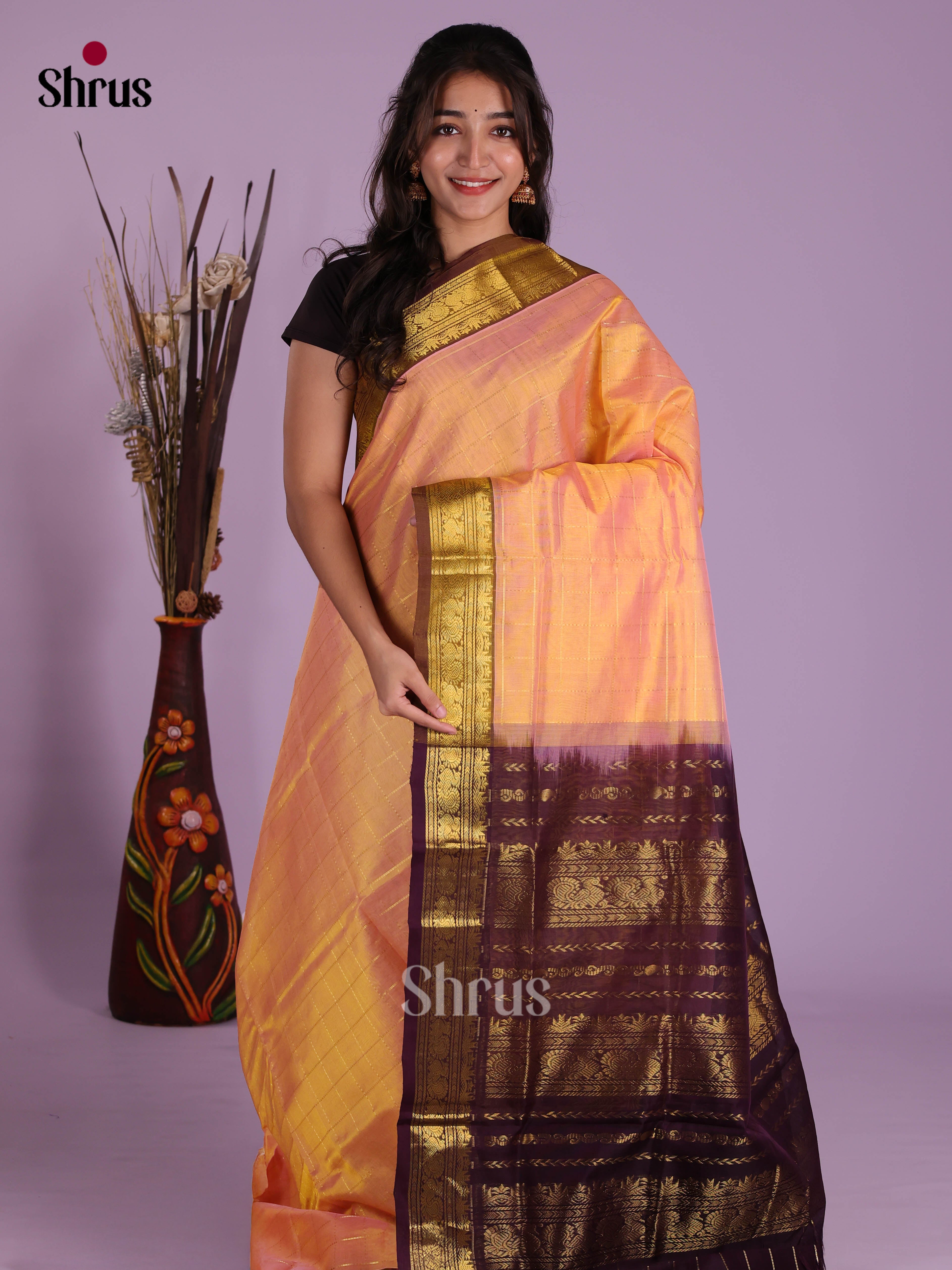 DKS04232 - Silk Cotton Saree