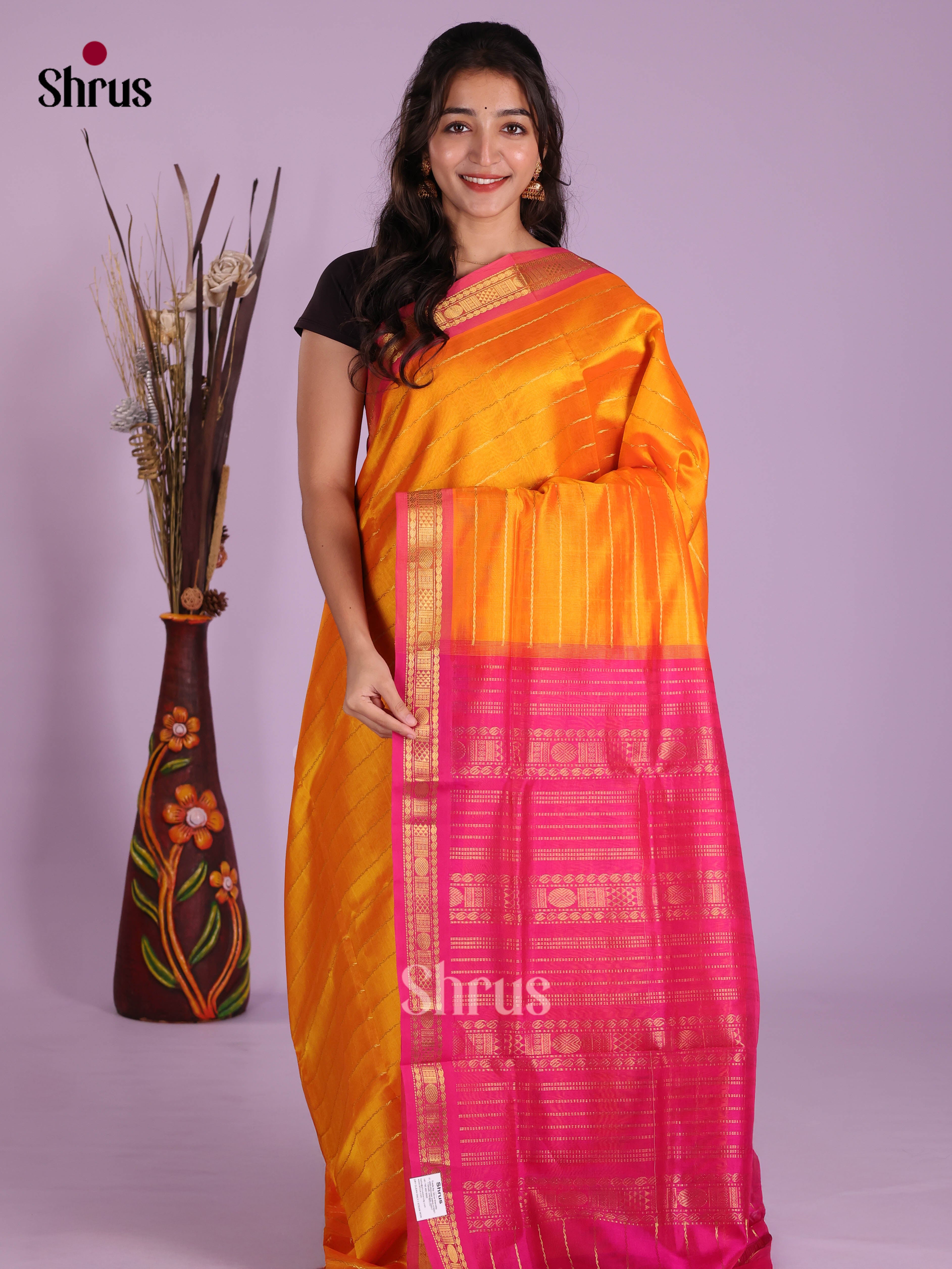 DKS04236 - Silk Cotton Saree