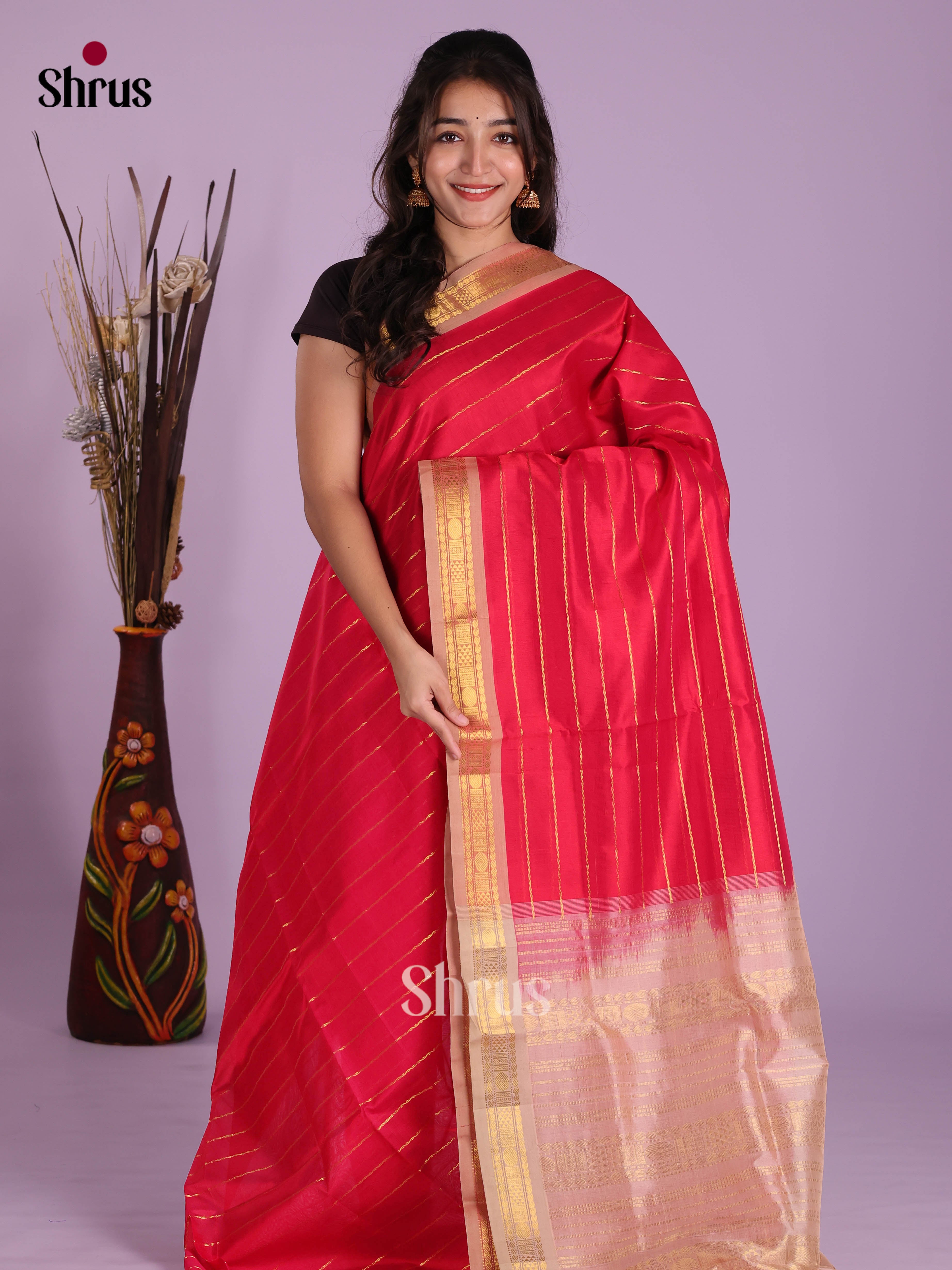 DKS04241 - Silk Cotton Saree