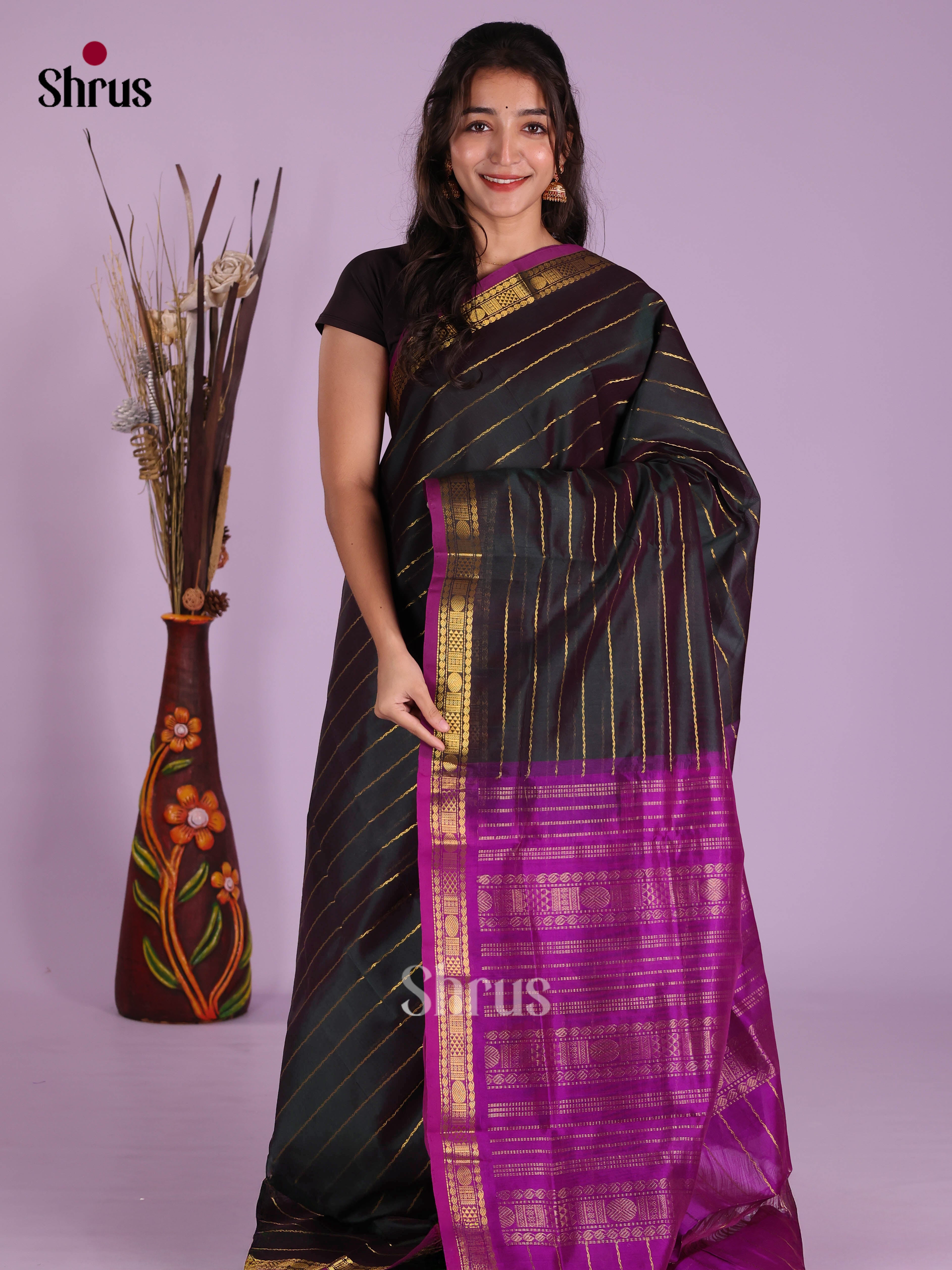 DKS04244 - Silk Cotton Saree