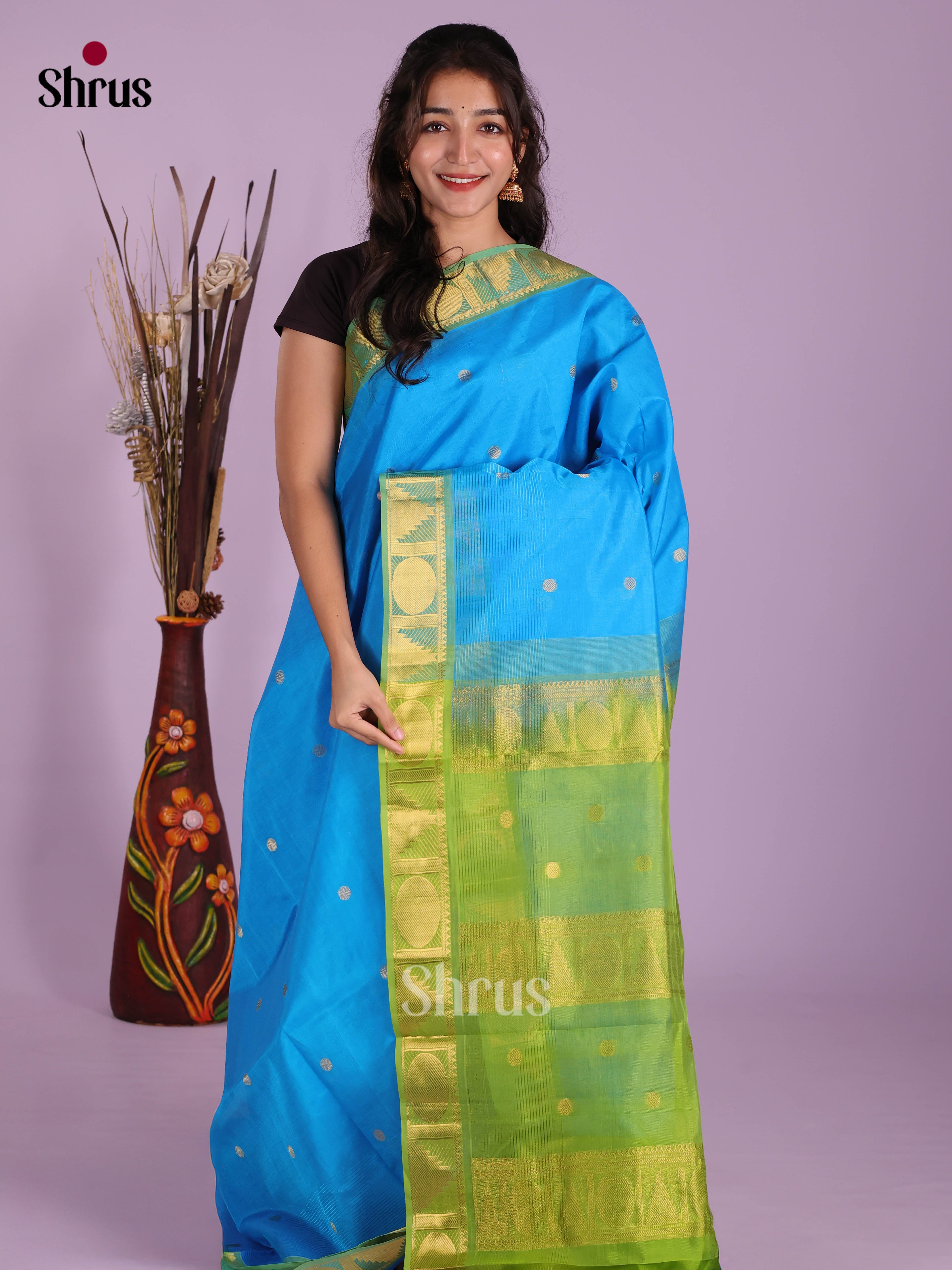 DKS04273 - Silk Cotton Saree