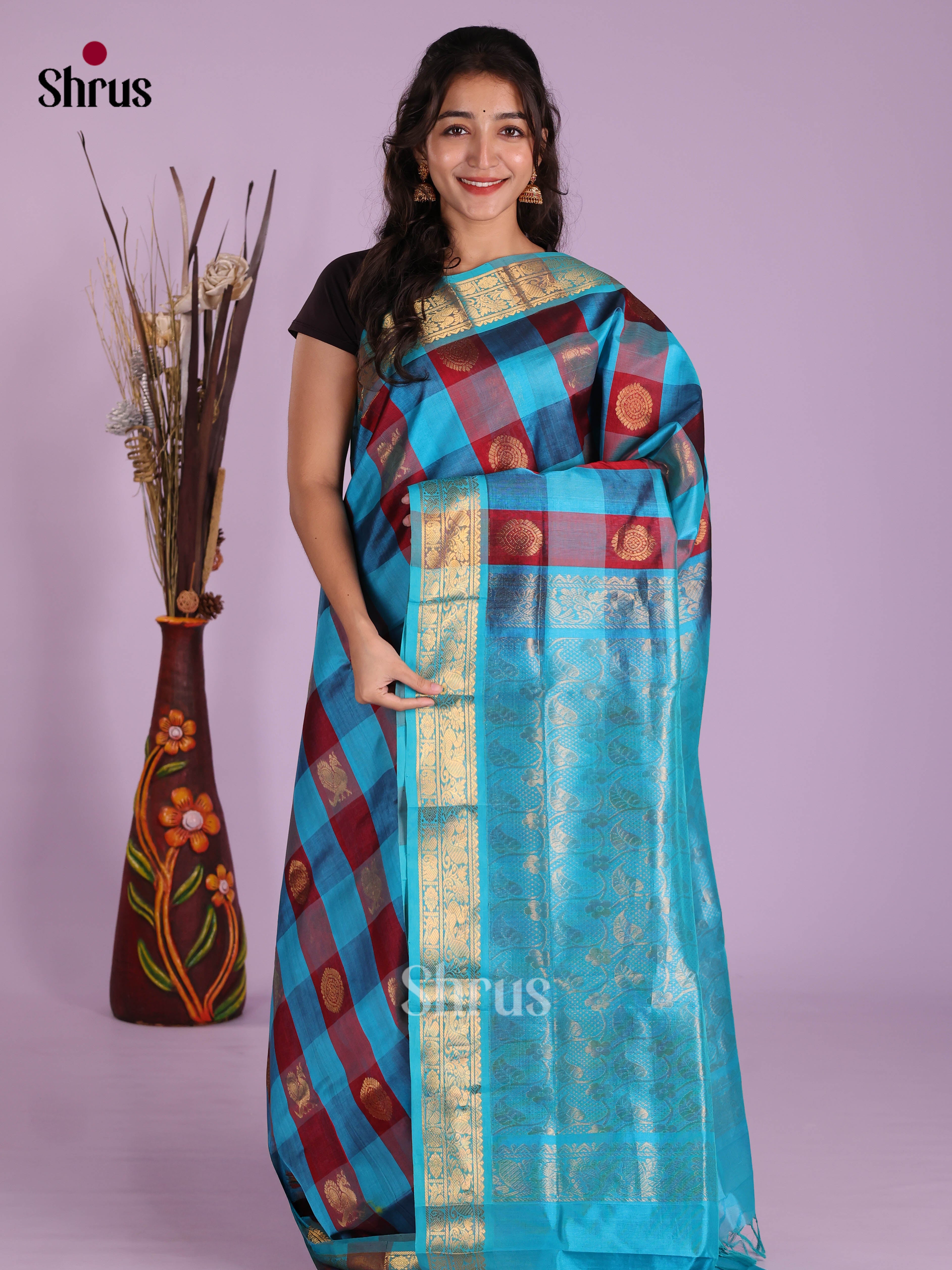 DKS04278 - Silk Cotton Saree