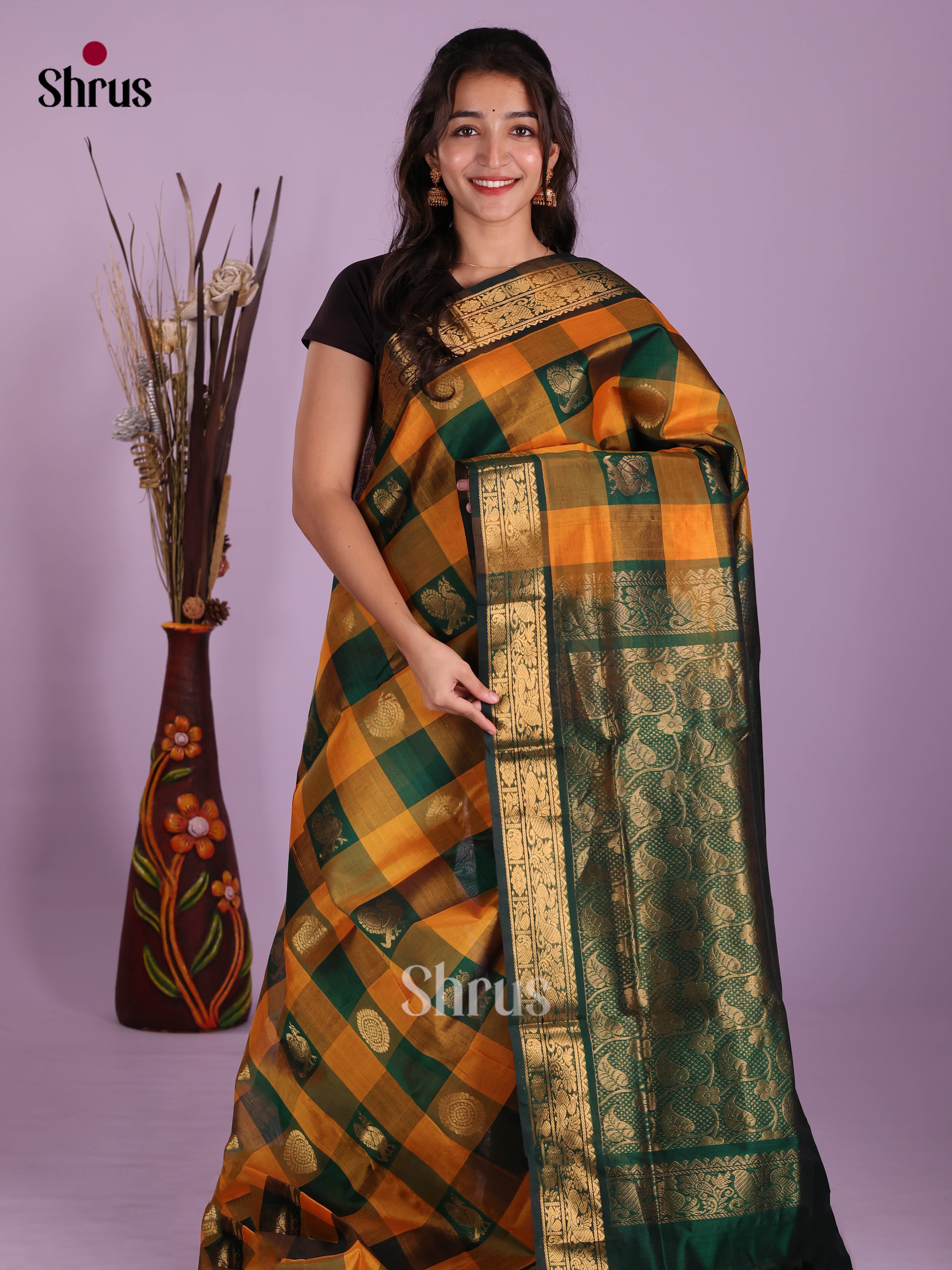 DKS04279 - Silk Cotton Saree