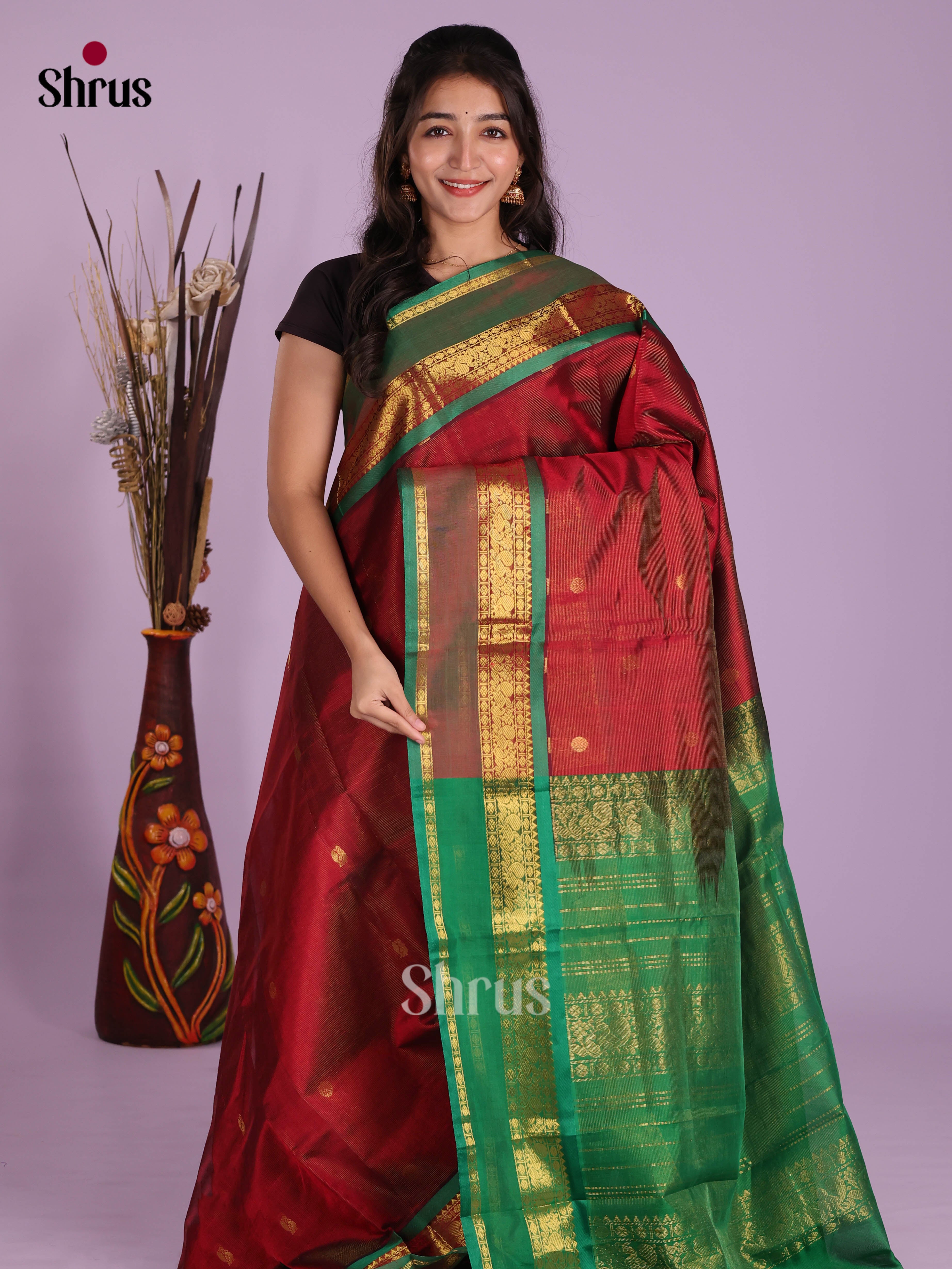 DKS04285 - Silk Cotton Saree